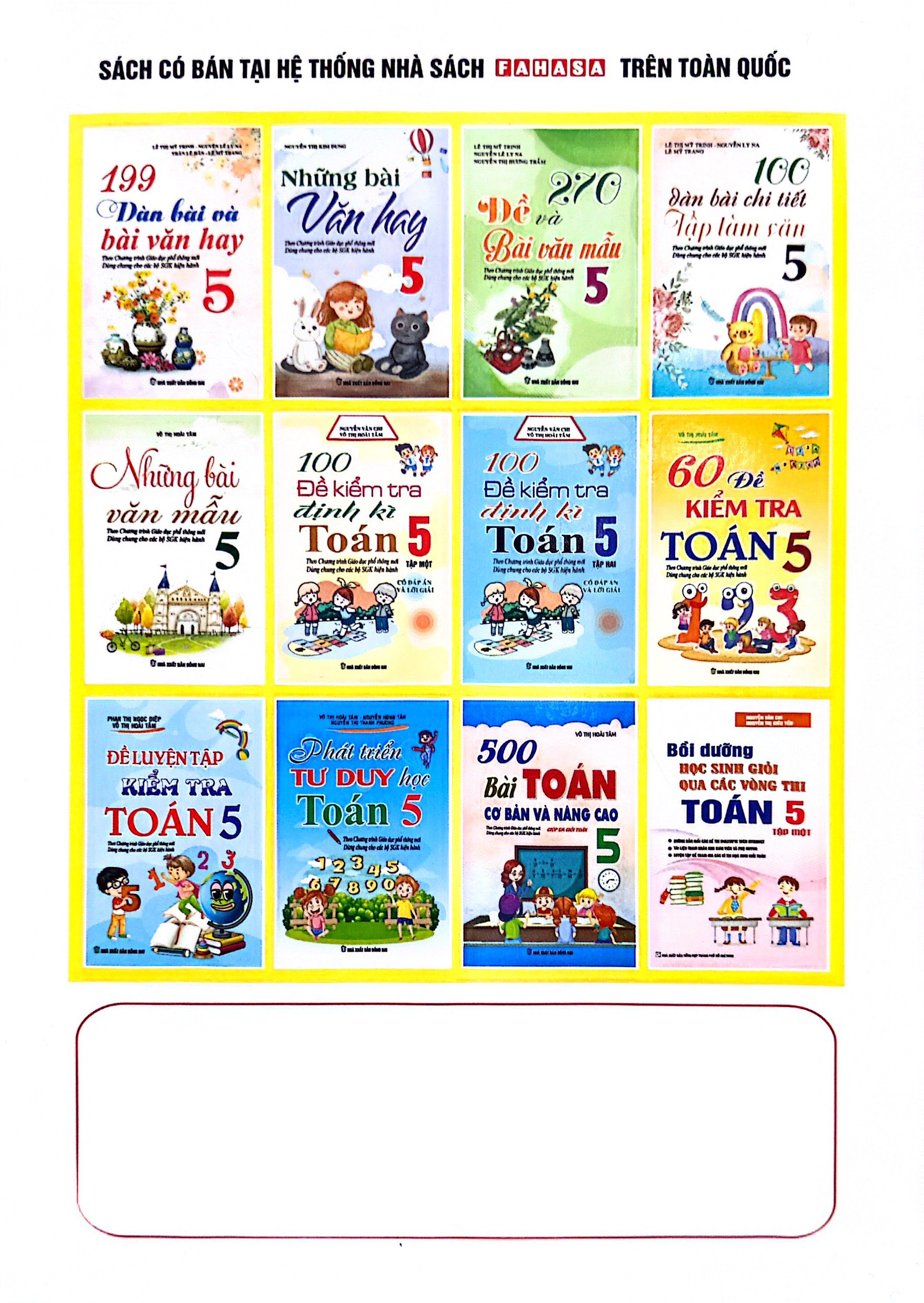 Bộ 100 Đề Kiểm Tra Định Kì Toán 5 - Tập 1 (Theo Chương Trình GDPT Mới) - Ảnh 8