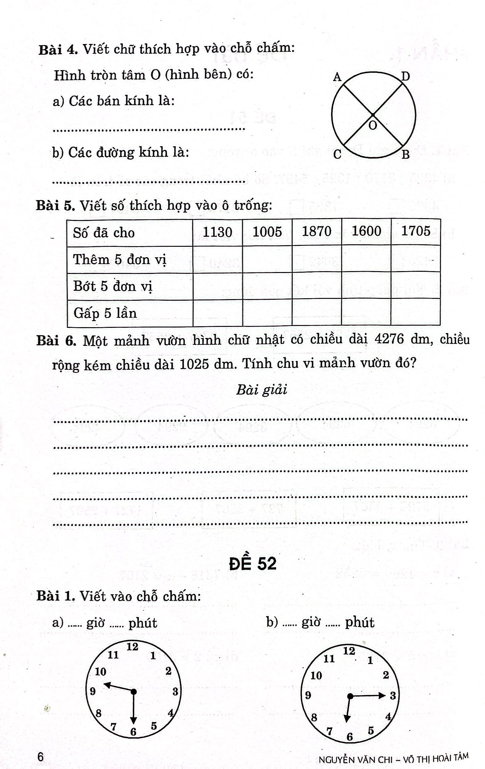 bộ 100 đề kiểm tra định kỳ toán 3 - tập hai (biên soạn theo chương trình giáo dục phổ thông mới) - Ảnh 5