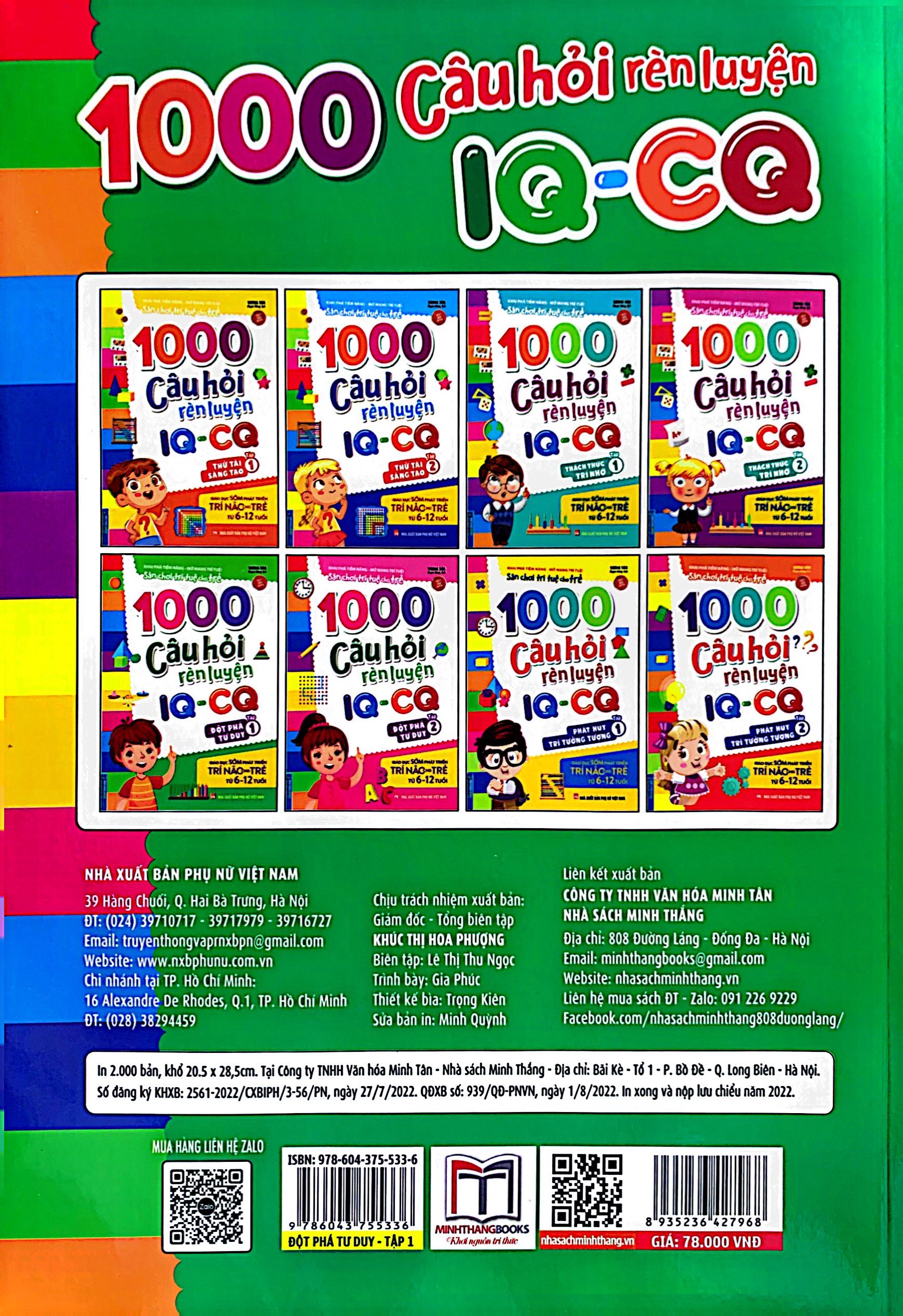 bộ 1000 câu hỏi rèn luyện iq - cq - đột phá tư duy - tập 1 - Ảnh 7