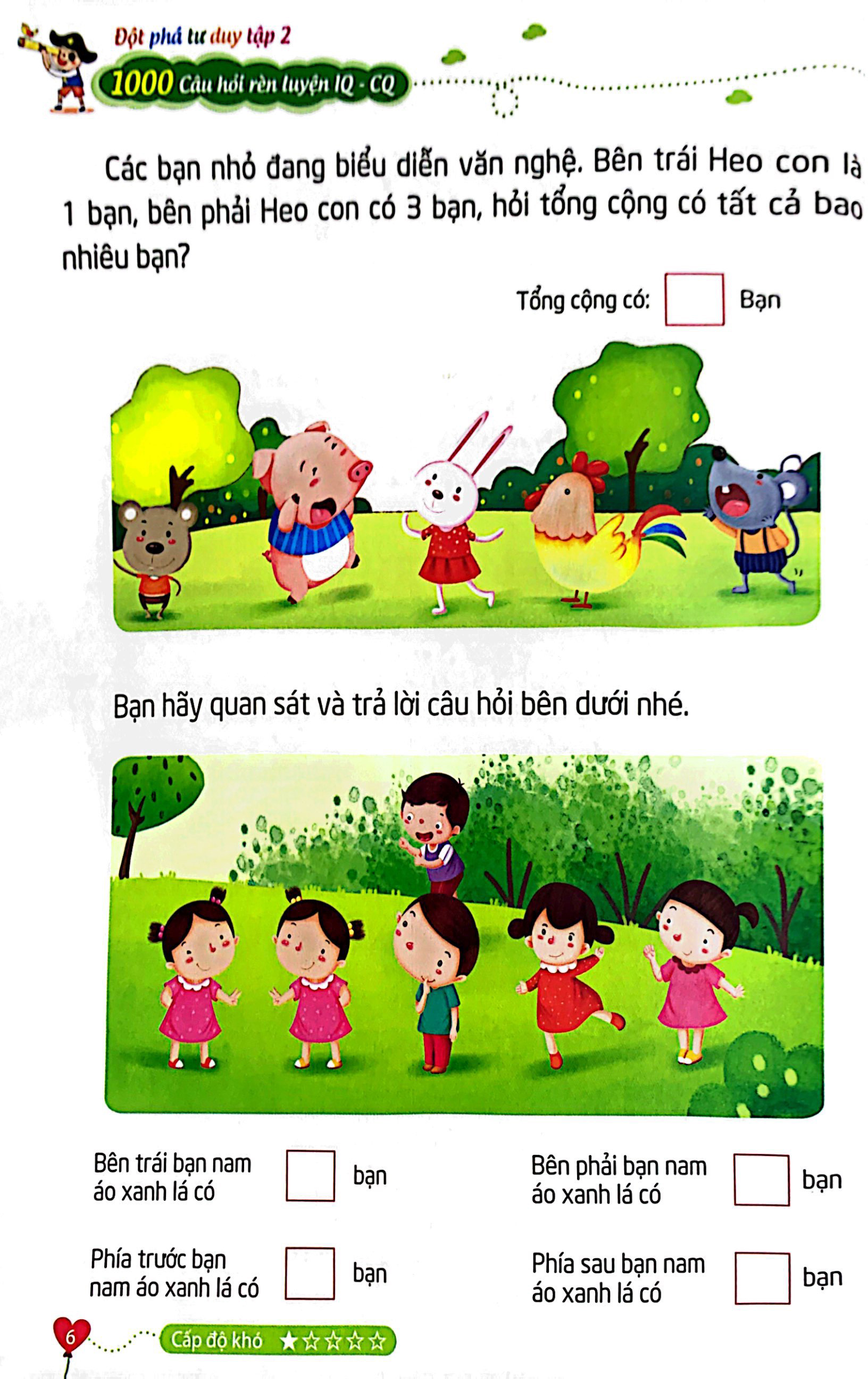 bộ 1000 câu hỏi rèn luyện iq - cq - đột phá tư duy - tập 2 - Ảnh 6