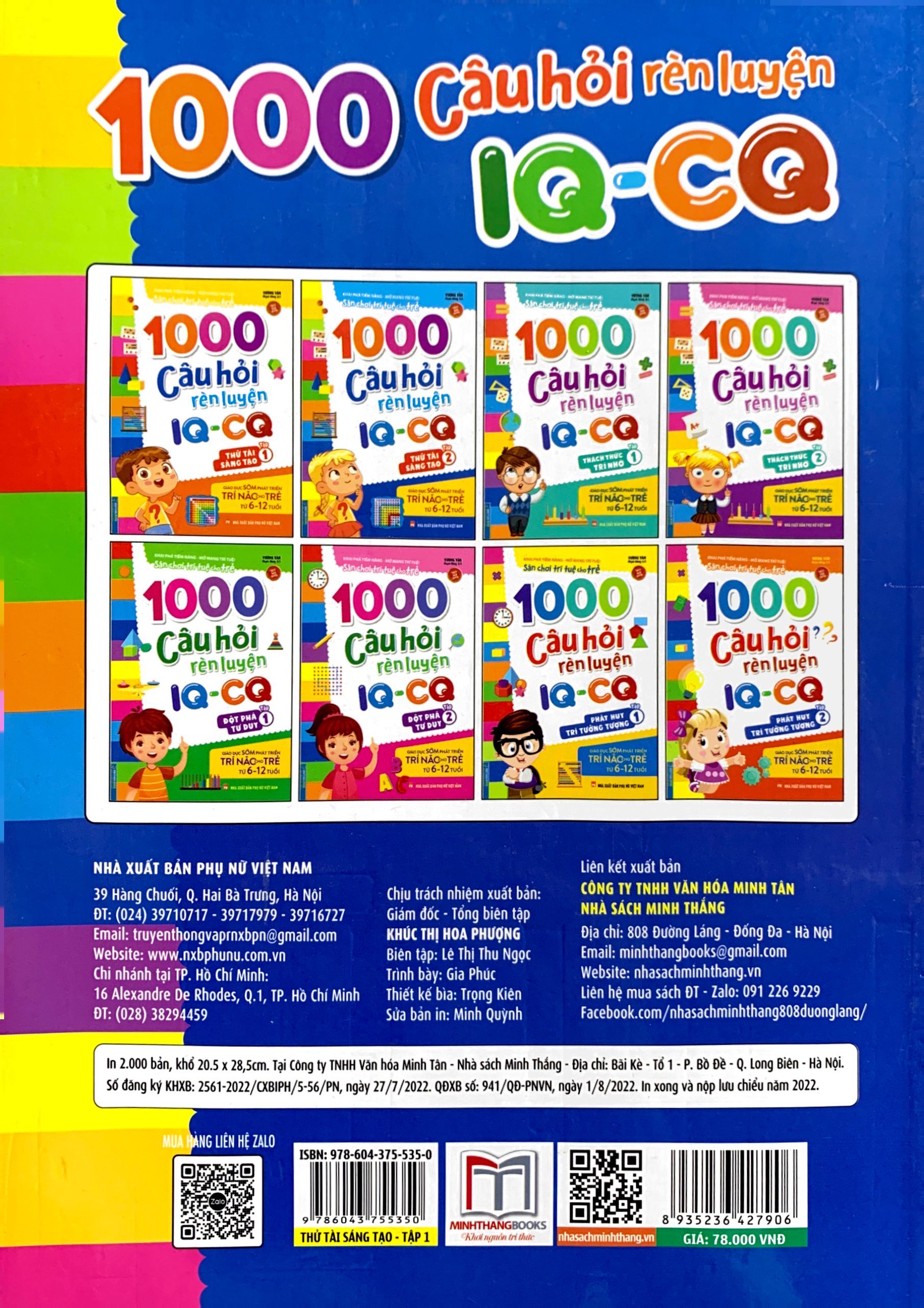 bộ 1000 câu hỏi rèn luyện iq - cq - thách thức sáng tạo - tập 1 - Ảnh 7