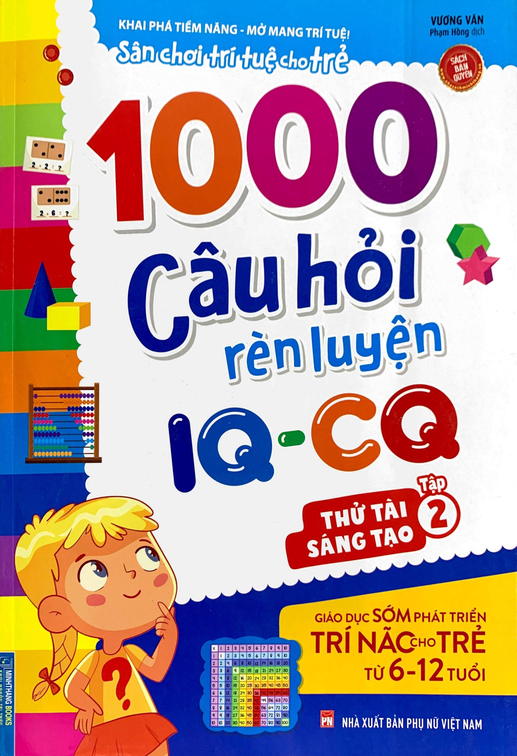 bộ 1000 câu hỏi rèn luyện iq - cq - thách thức sáng tạo - tập 2 - Ảnh 2