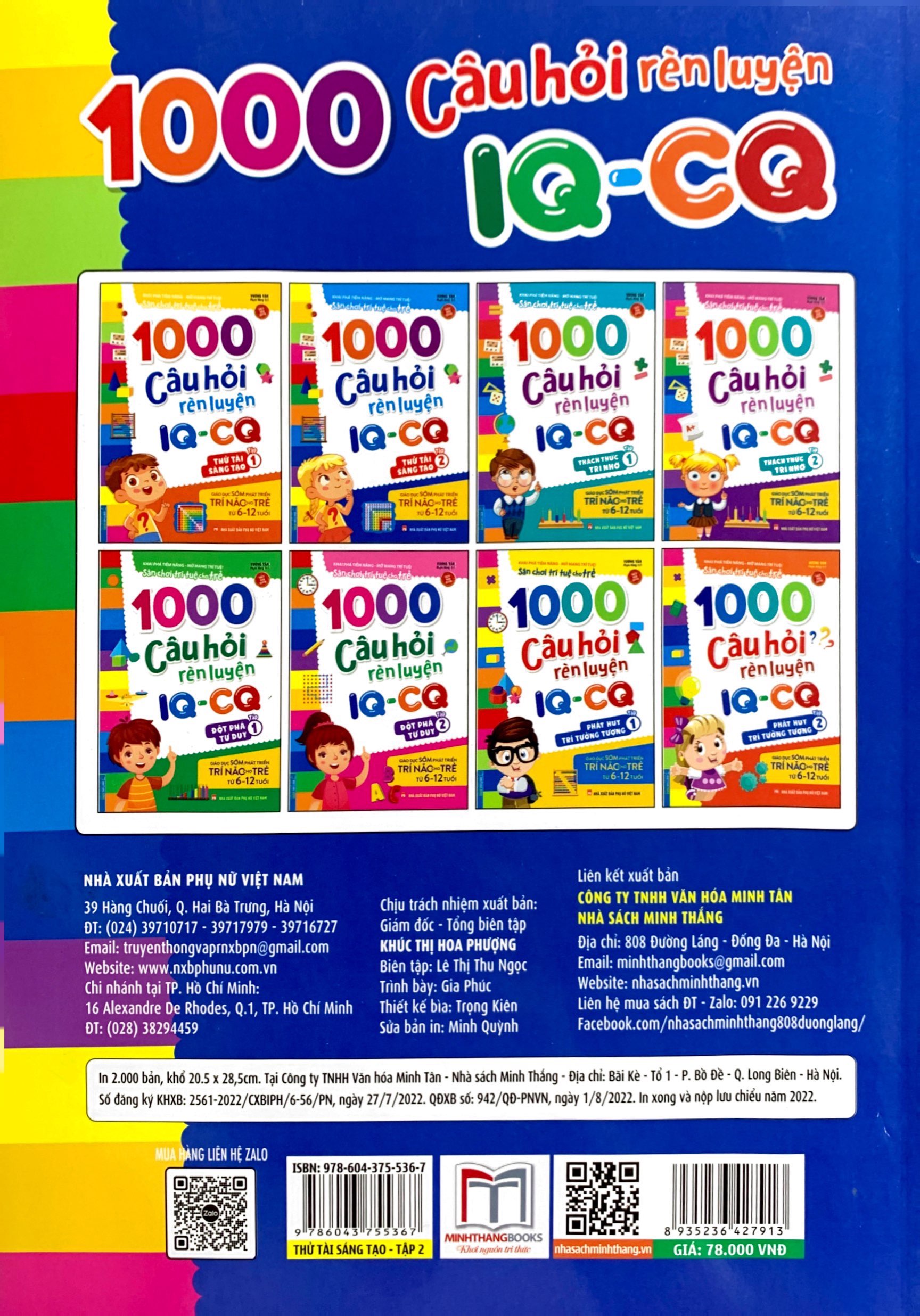 bộ 1000 câu hỏi rèn luyện iq - cq - thách thức sáng tạo - tập 2 - Ảnh 9