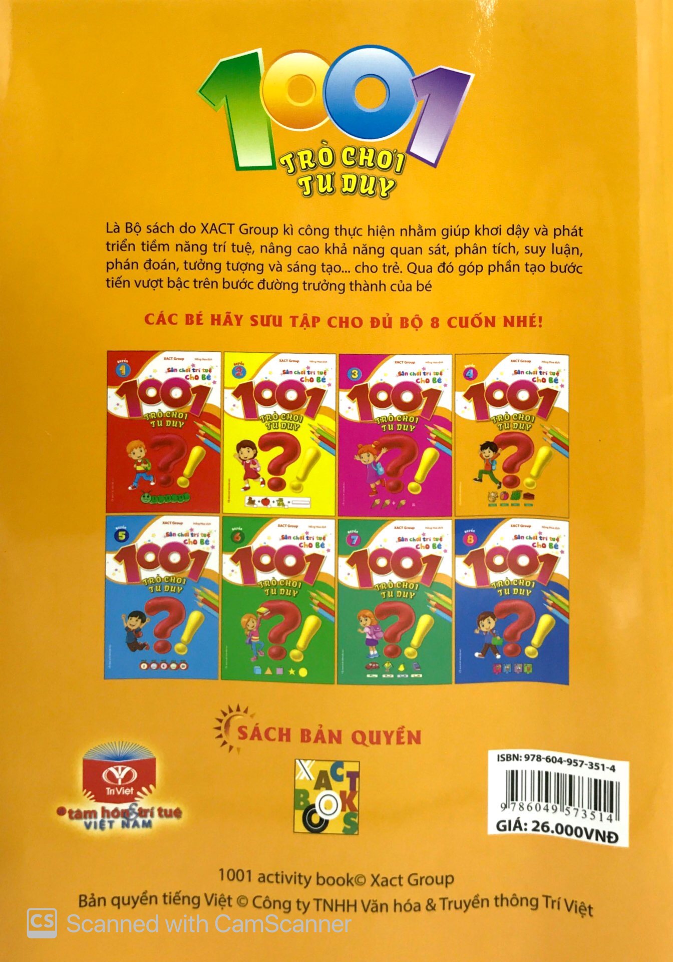 bộ 1001 trò chơi tư duy - quyển 4 - Ảnh 8