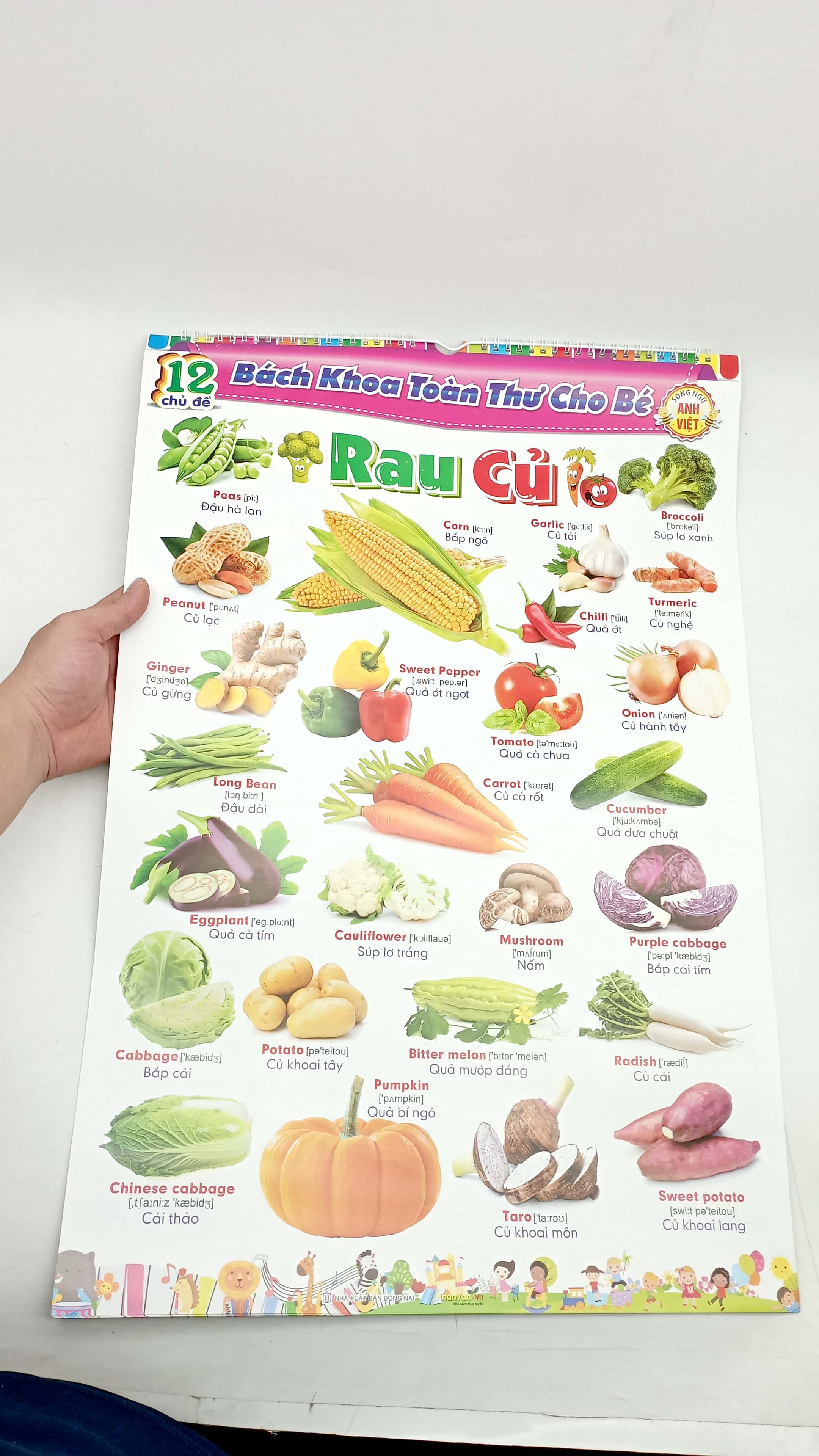 bộ 12 poster bách khoa toàn thư cho bé - song ngữ anh - việt (tái bản 2023) - Ảnh 7