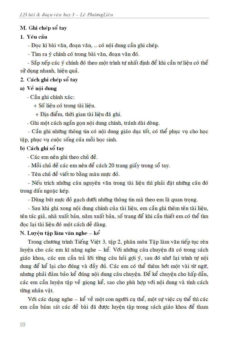 bộ 125 bài và đoạn văn hay 3 - Ảnh 17