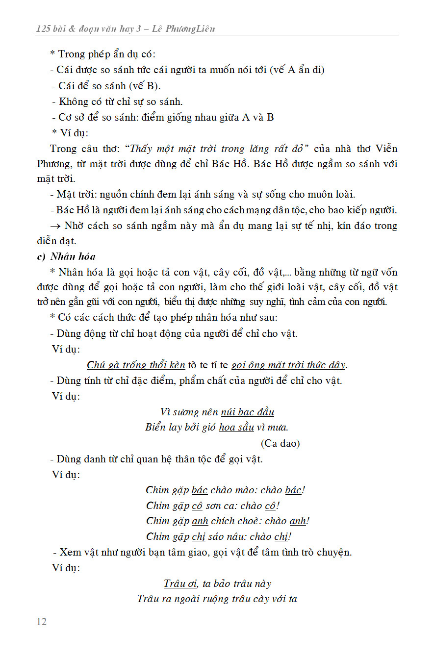 bộ 125 bài và đoạn văn hay 3 - Ảnh 19