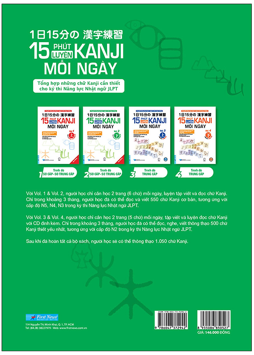 bộ 15 phút luyện kanji mỗi ngày - vol 2 - Ảnh 7