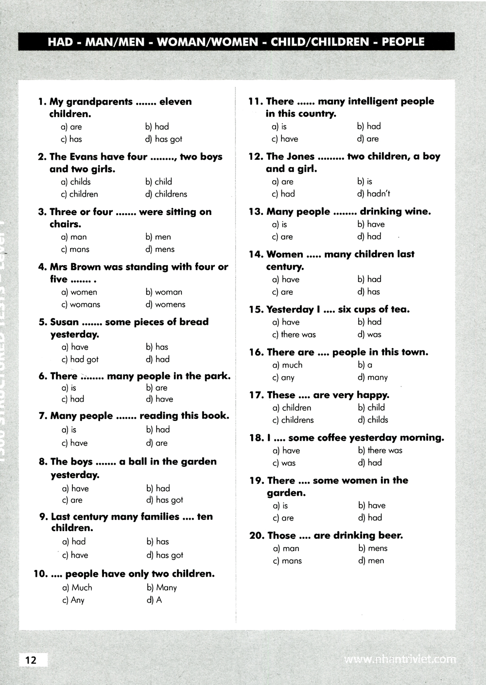 bộ 1500 structured tests level 1 - Ảnh 12