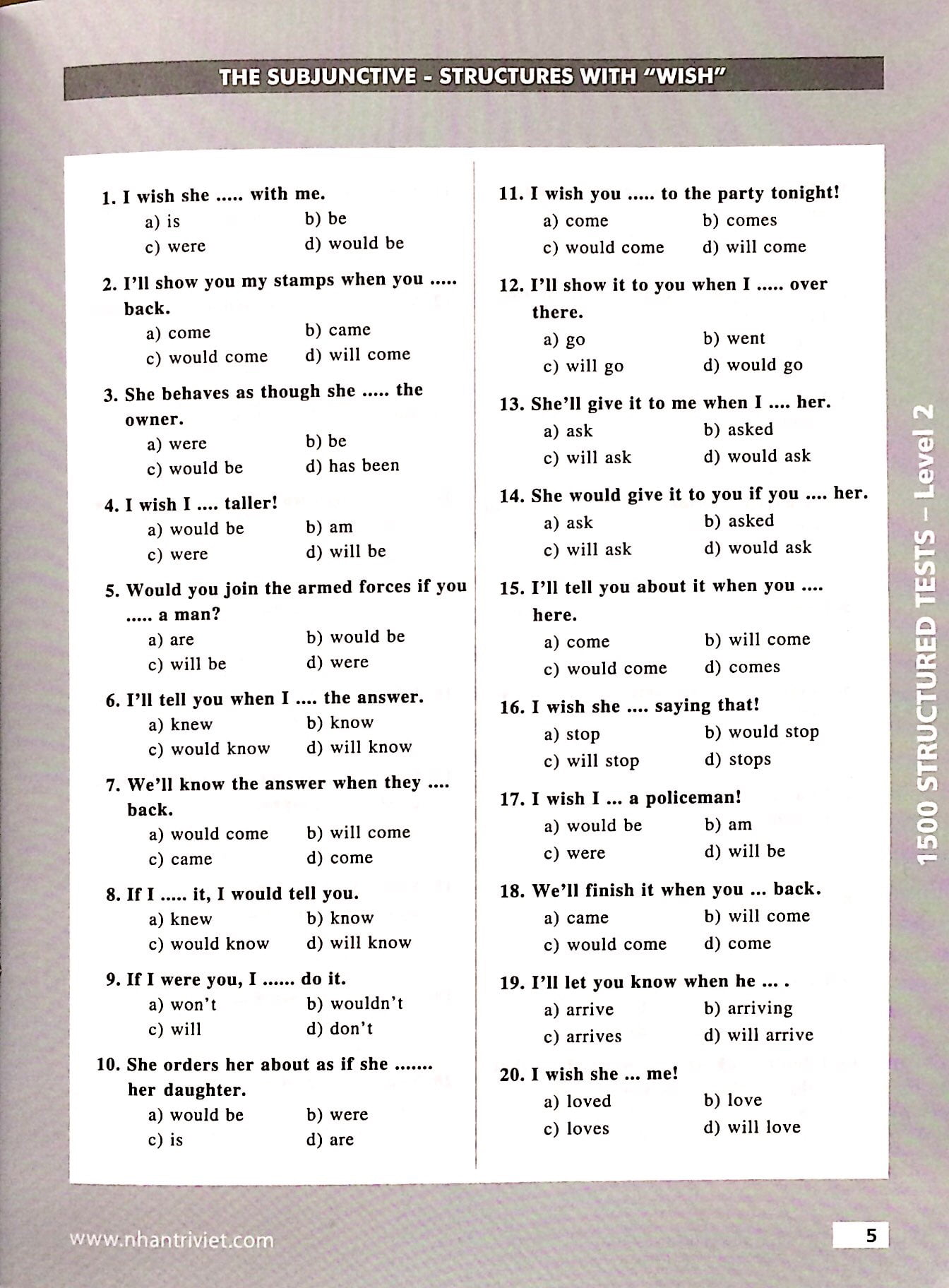 bộ 1500 structured tests level 2 - Ảnh 4