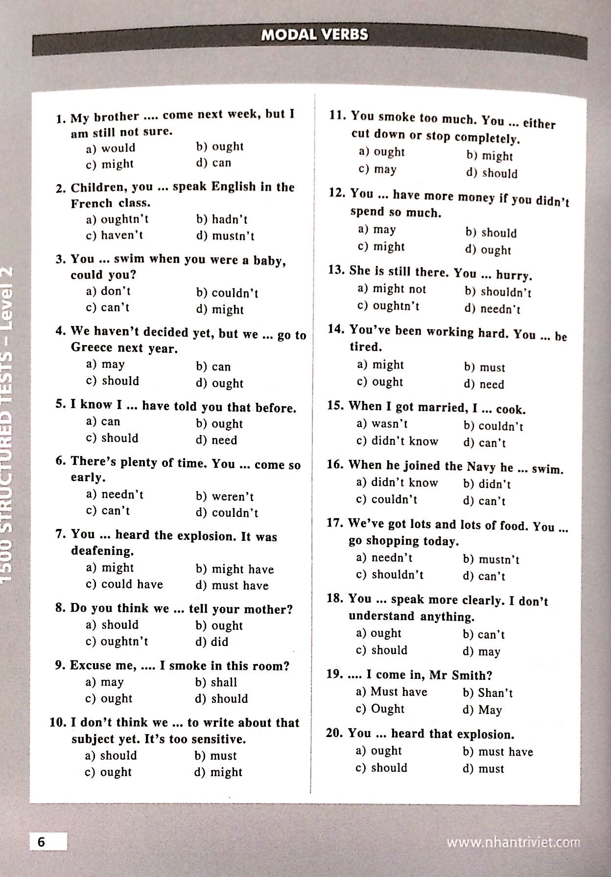 bộ 1500 structured tests level 2 - Ảnh 5