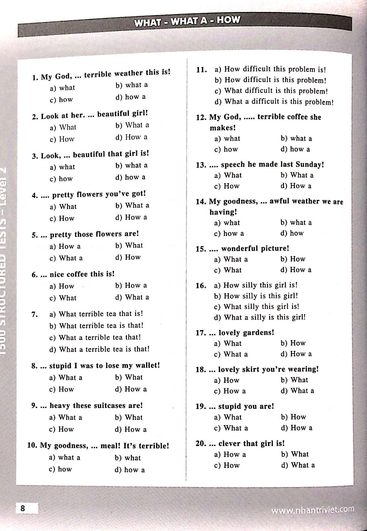 bộ 1500 structured tests level 2 - Ảnh 7