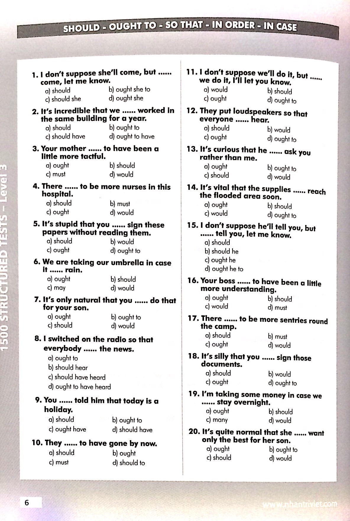 bộ 1500 structured tests level 3 - Ảnh 4
