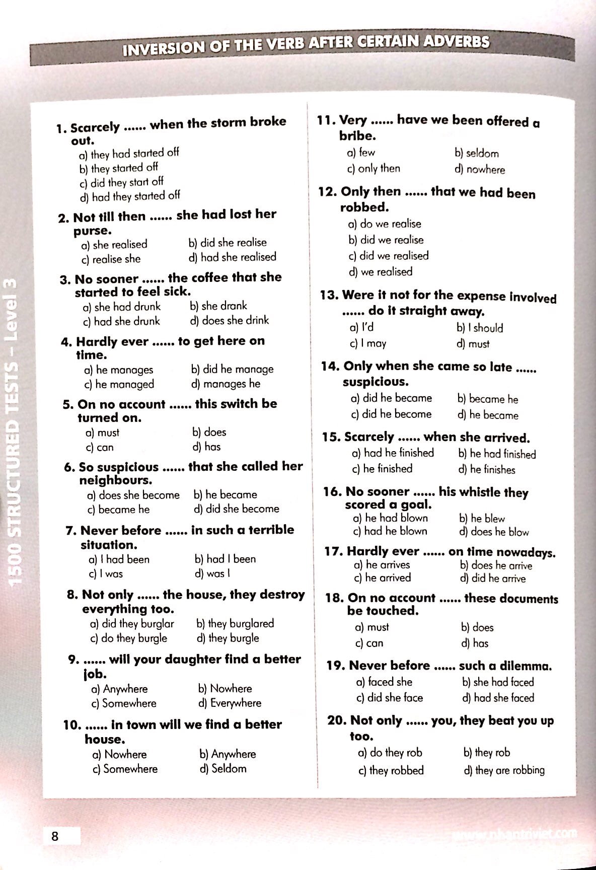 bộ 1500 structured tests level 3 - Ảnh 6