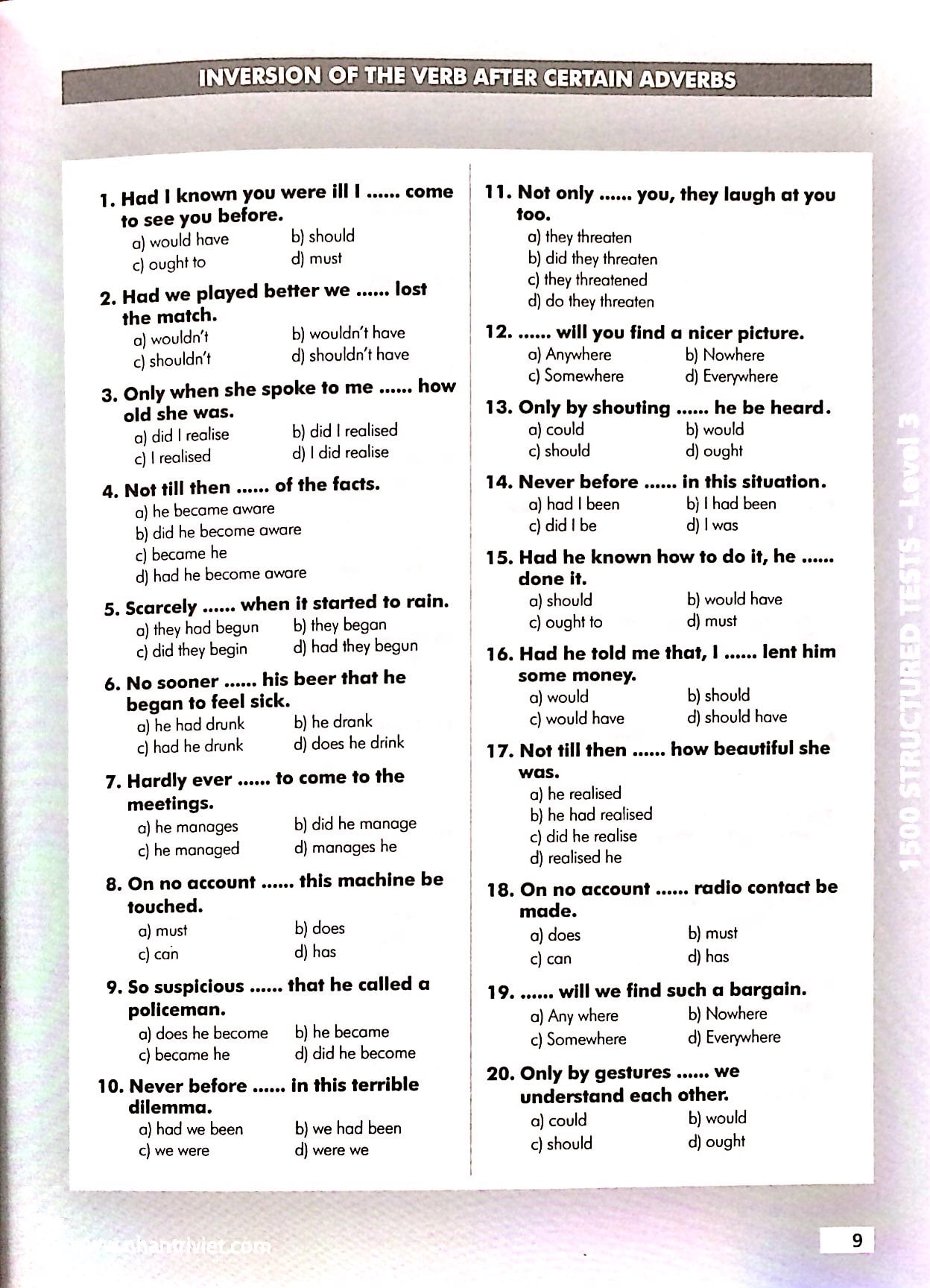 bộ 1500 structured tests level 3 - Ảnh 7