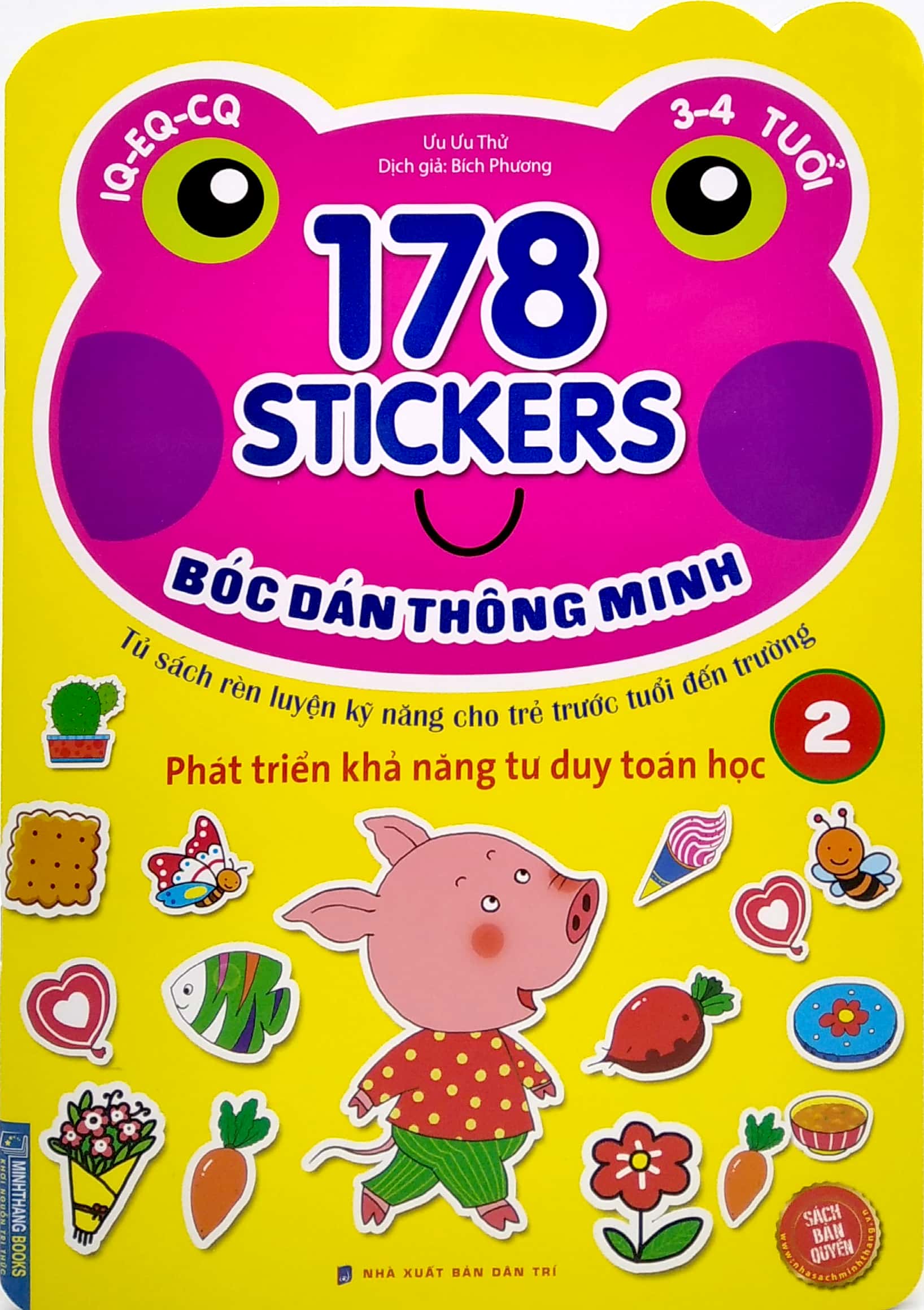 bộ 178 stickers - bóc dán thông minh phát triển khả năng tư duy toán học (3 - 4 tuổi) - tập 2 - Ảnh 2