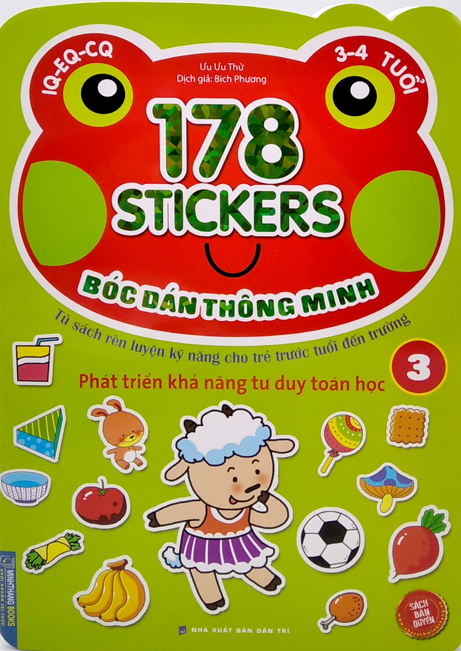 bộ 178 stickers - bóc dán thông minh phát triển khả năng tư duy toán học (3 - 4 tuổi) - tập 3 - Ảnh 2