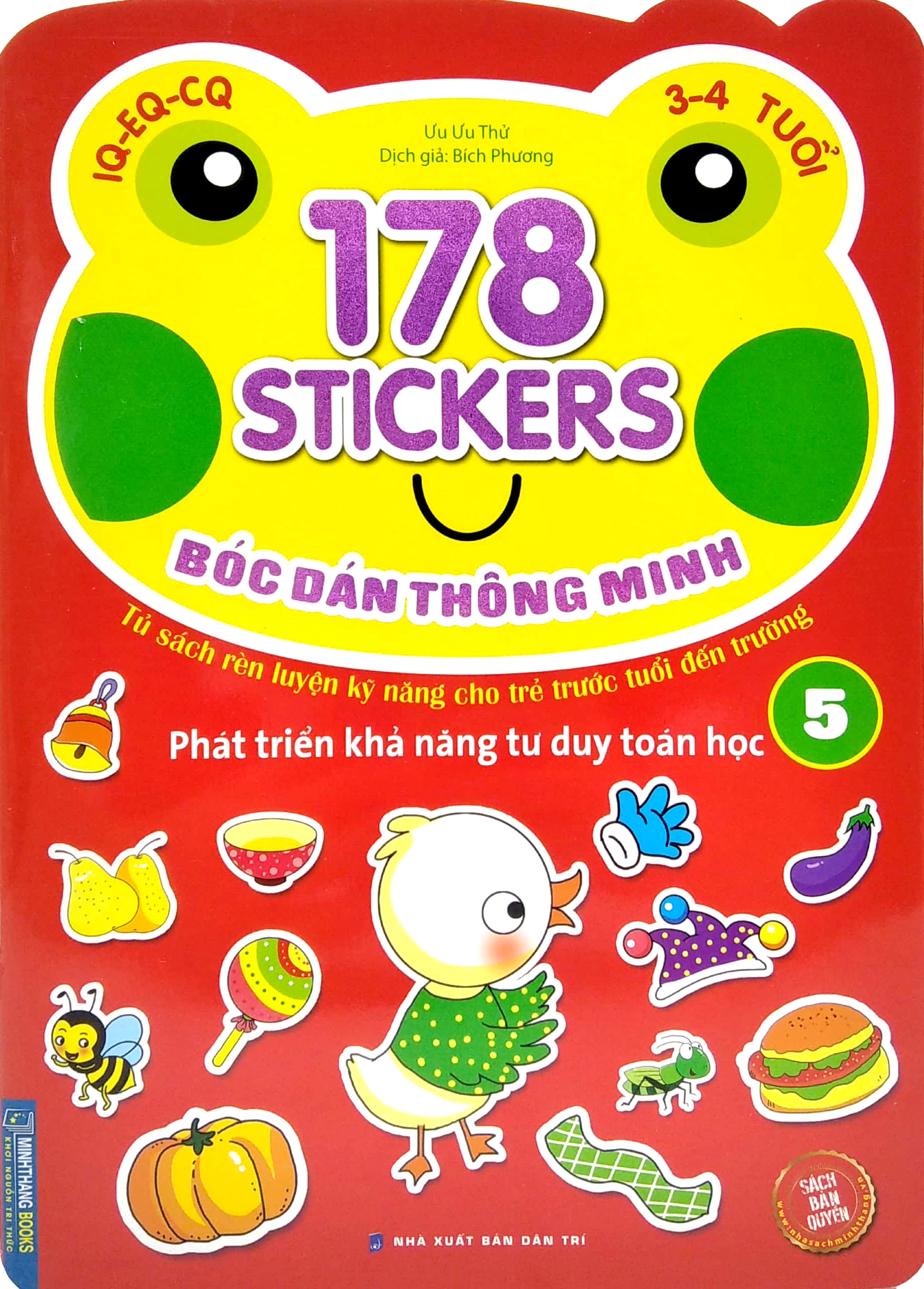 bộ 178 stickers - bóc dán thông minh phát triển khả năng tư duy toán học (3 - 4 tuổi) - tập 5 - Ảnh 2