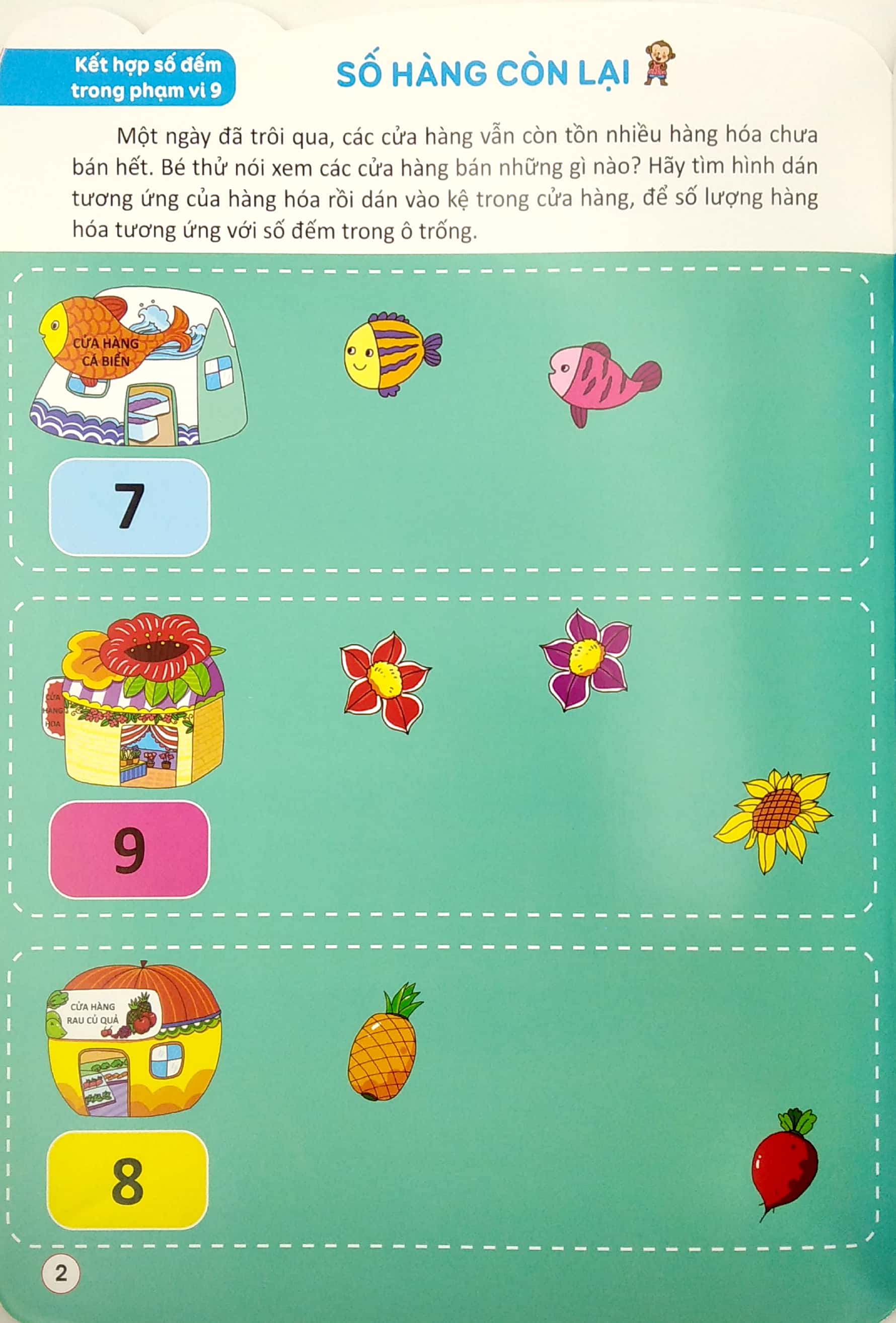 bộ 188 stickers - bóc dán thông minh phát triển khả năng tư duy toán học (4 - 5 tuổi) - tập 3 - Ảnh 5