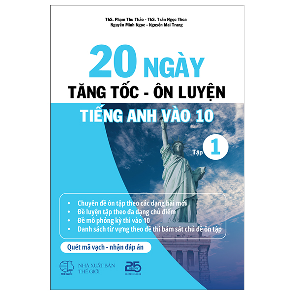 Bộ 20 Ngày Tăng Tốc-Ôn Luyện Tiếng Anh Vào 10 - Tập 1
