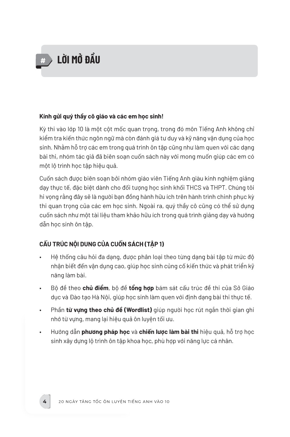 Bộ 20 Ngày Tăng Tốc-Ôn Luyện Tiếng Anh Vào 10 - Tập 1 - Ảnh 4