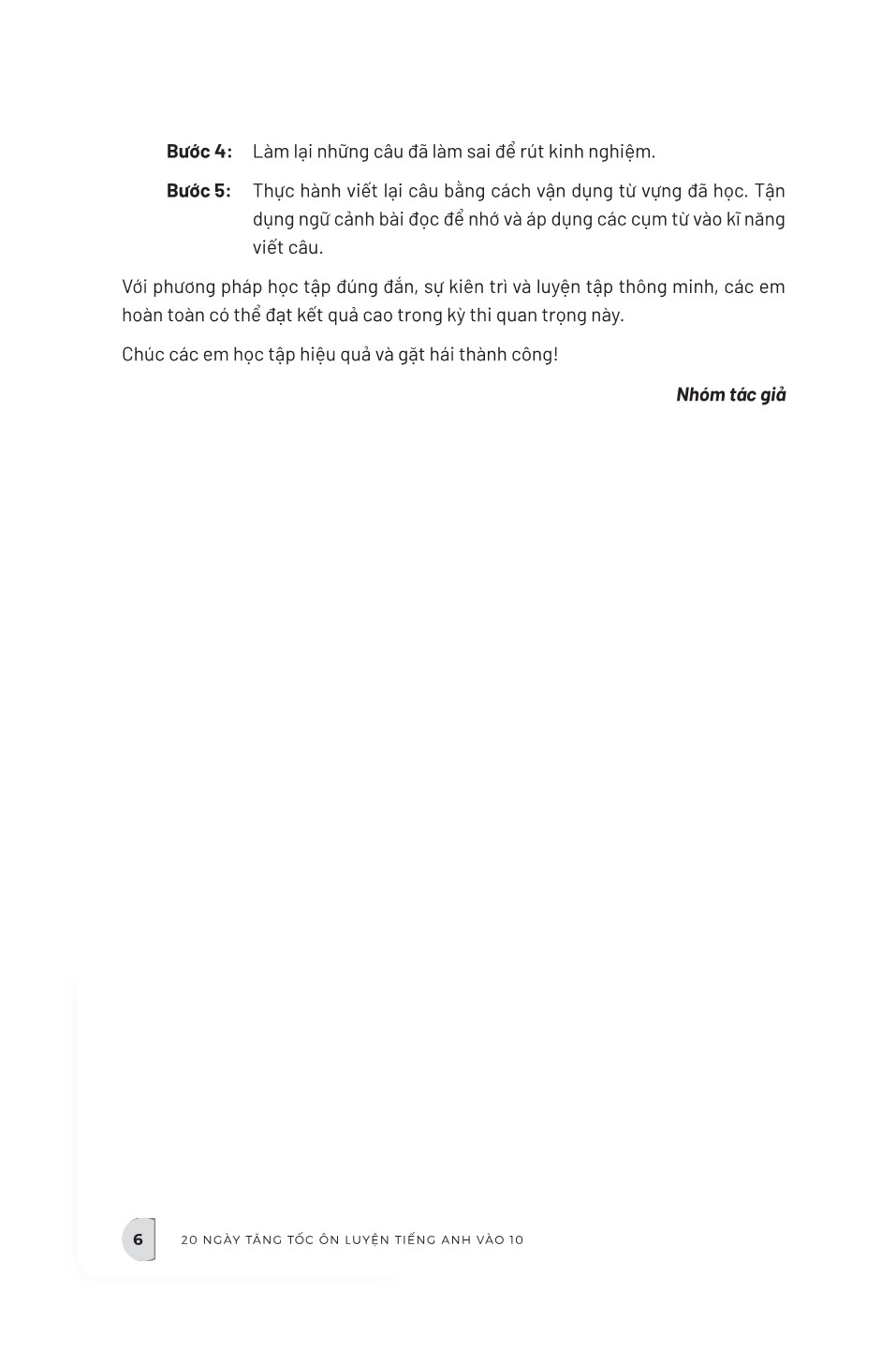 Bộ 20 Ngày Tăng Tốc-Ôn Luyện Tiếng Anh Vào 10 - Tập 2 - Ảnh 6