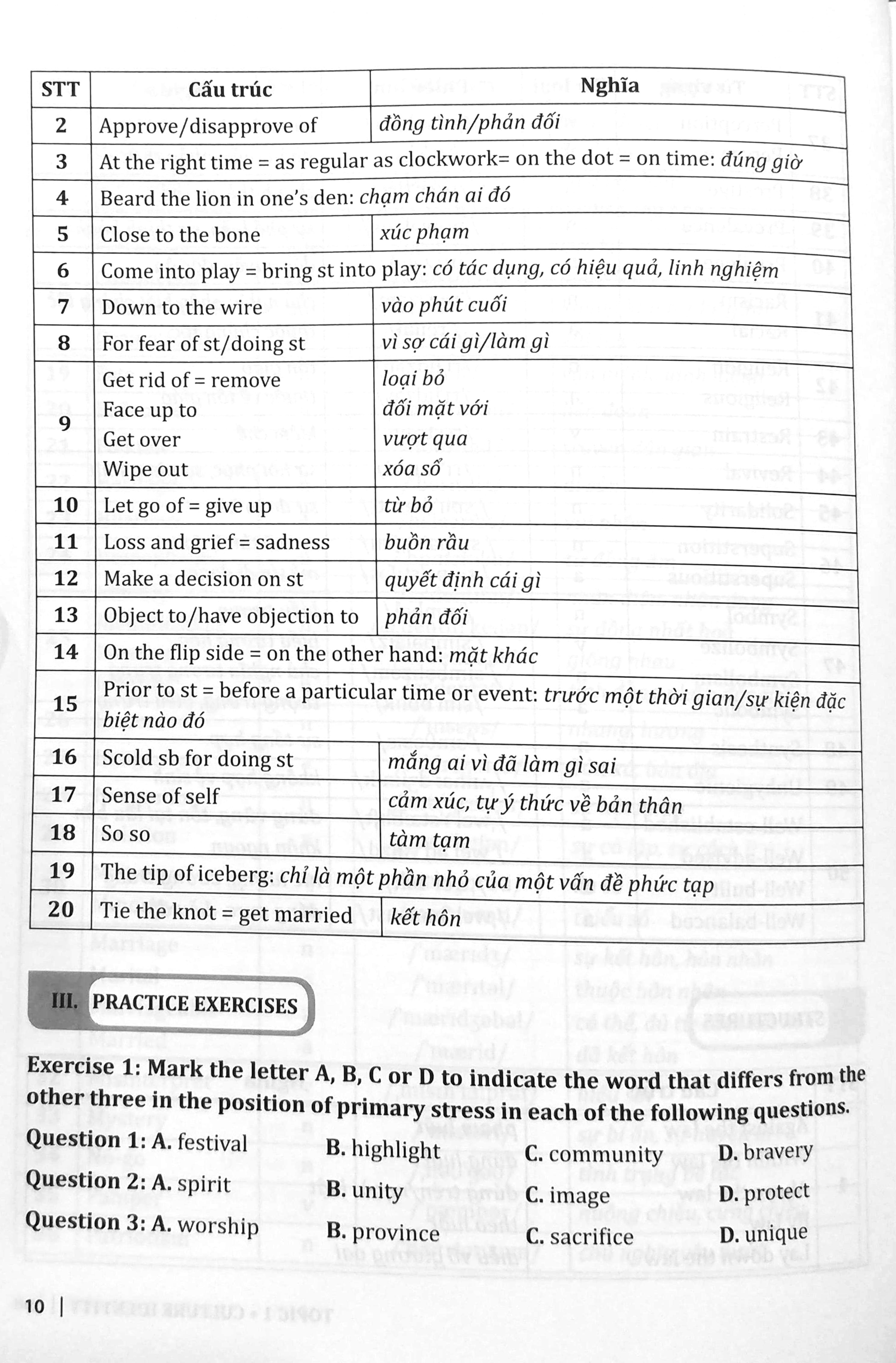 bộ 30 chủ đề từ vựng tiếng anh (tập 1) - Ảnh 6