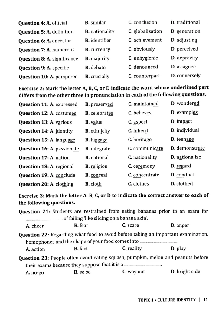 bộ 30 chủ đề từ vựng tiếng anh (tập 1) - Ảnh 7