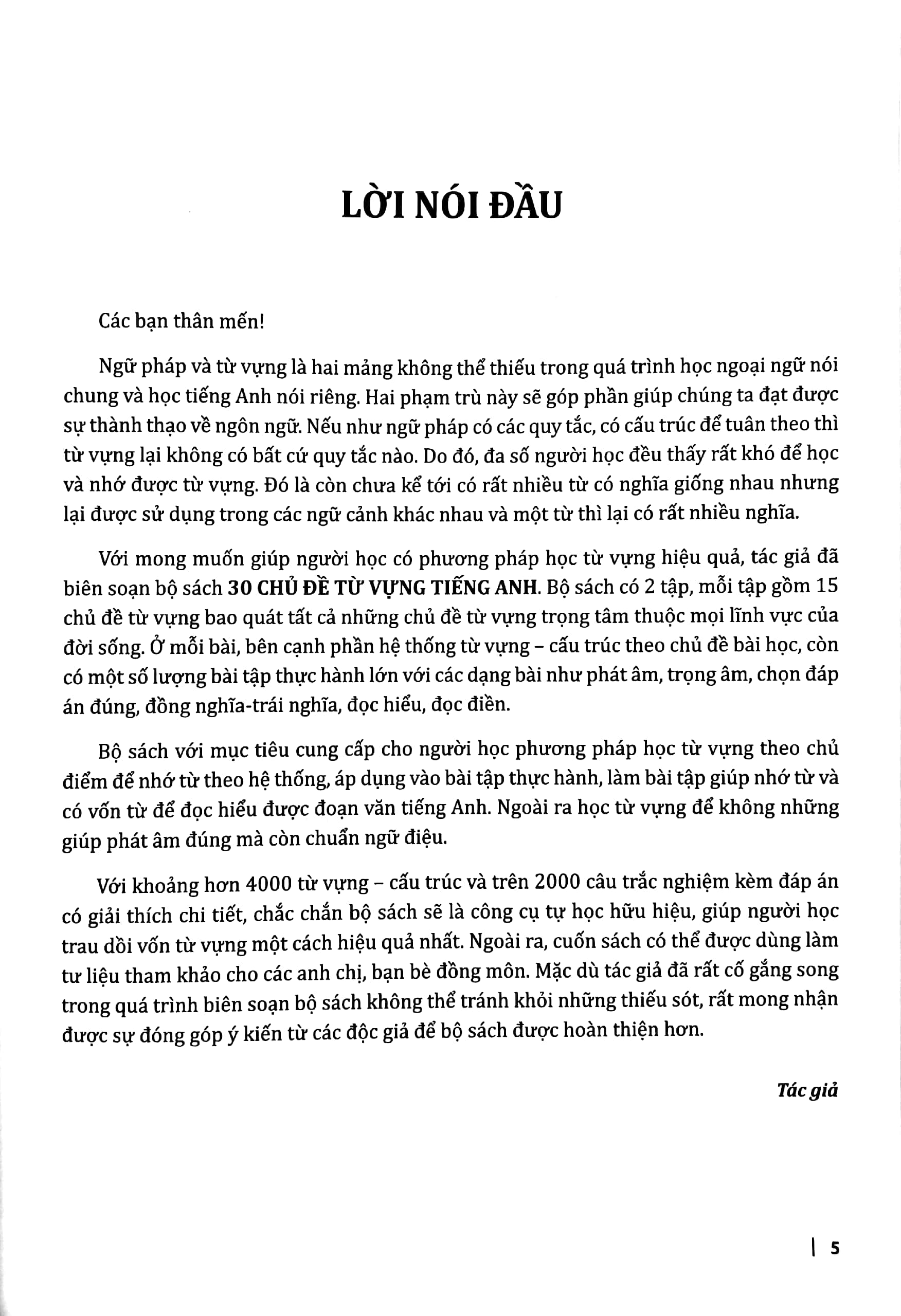 bộ 30 chủ đề từ vựng tiếng anh (tập 2) - Ảnh 4