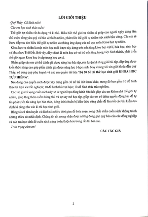 bộ 30 đề thi thử học sinh giỏi khoa học tự nhiên 6 (theo chương trình giáo dục phổ thông mới) - Ảnh 4