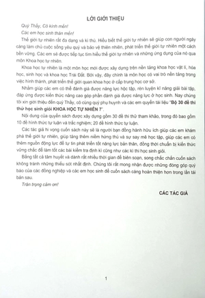 bộ 30 đề thi thử học sinh giỏi khoa học tự nhiên 7 (theo chương trình giáo dục phổ thông mới) - Ảnh 4