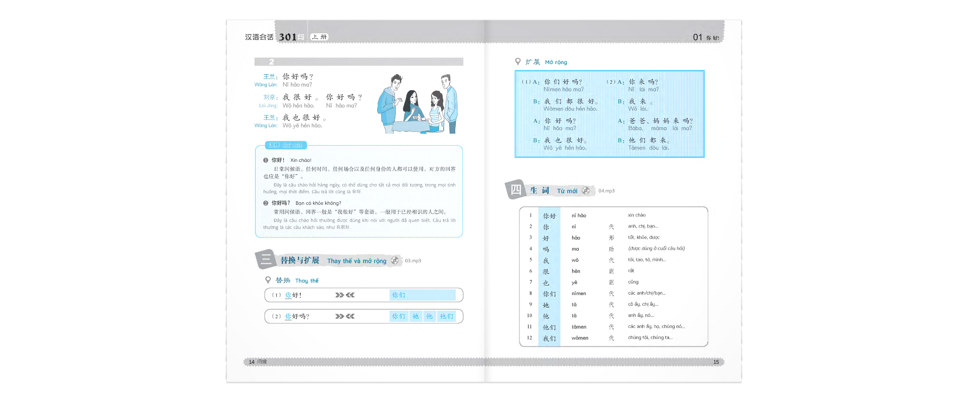 bộ 301 câu đàm thoại tiếng trung quốc - tập 1 (kèm mp3) - Ảnh 7