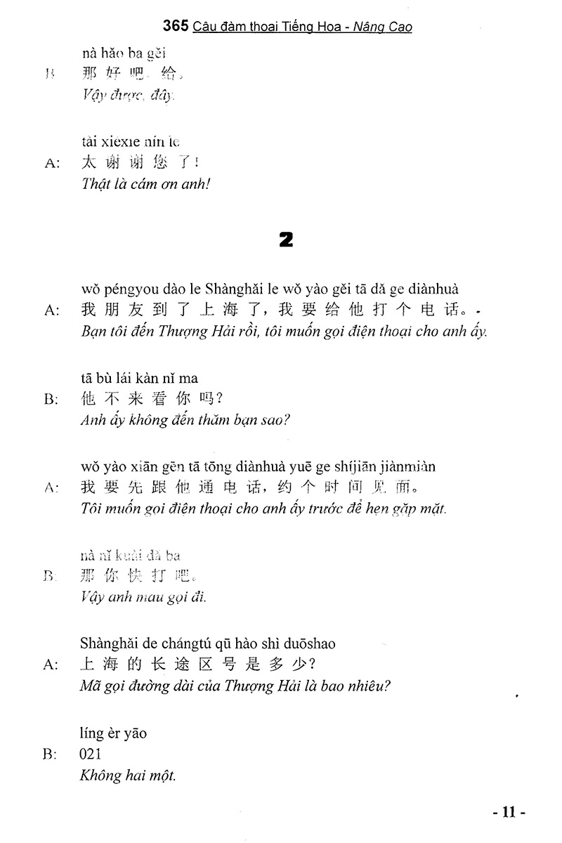 bộ 365 câu đàm thoại tiếng hoa quyển 2 nâng cao (kèm cd) - Ảnh 7