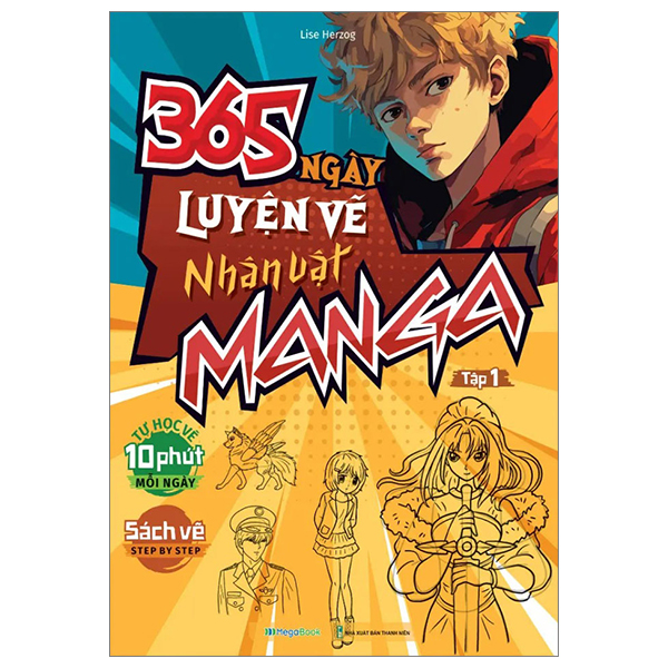 bộ 365 ngày luyện vẽ nhân vật manga - tập 1