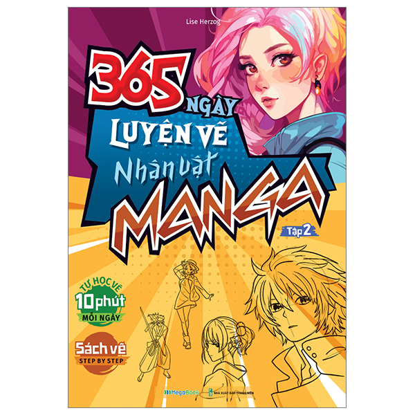 bộ 365 ngày luyện vẽ nhân vật manga - tập 2