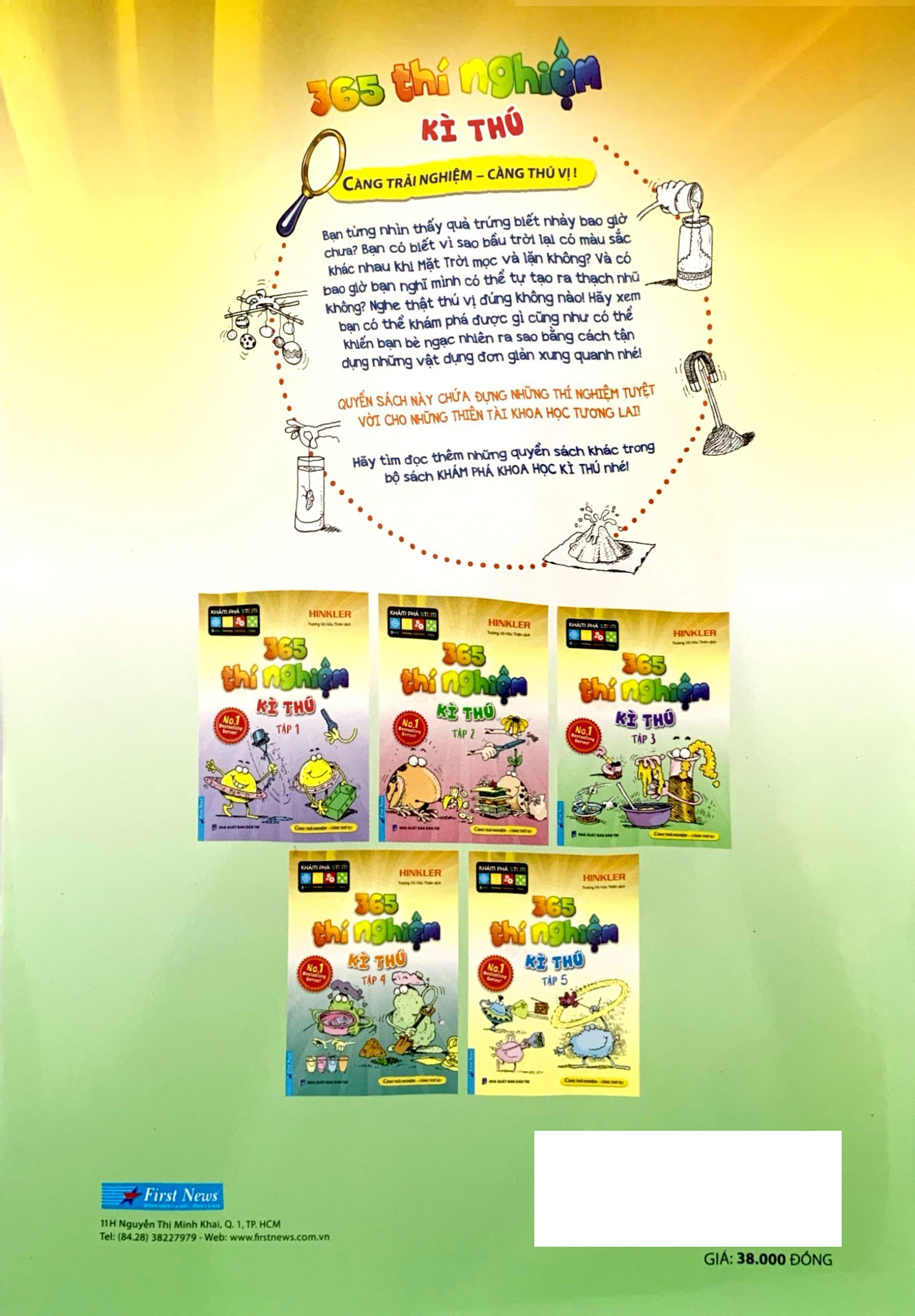 Bộ
						
										
										365 Thí Nghiệm Kì Thú - Tập 3 (Tái Bản 2023) - Ảnh 7