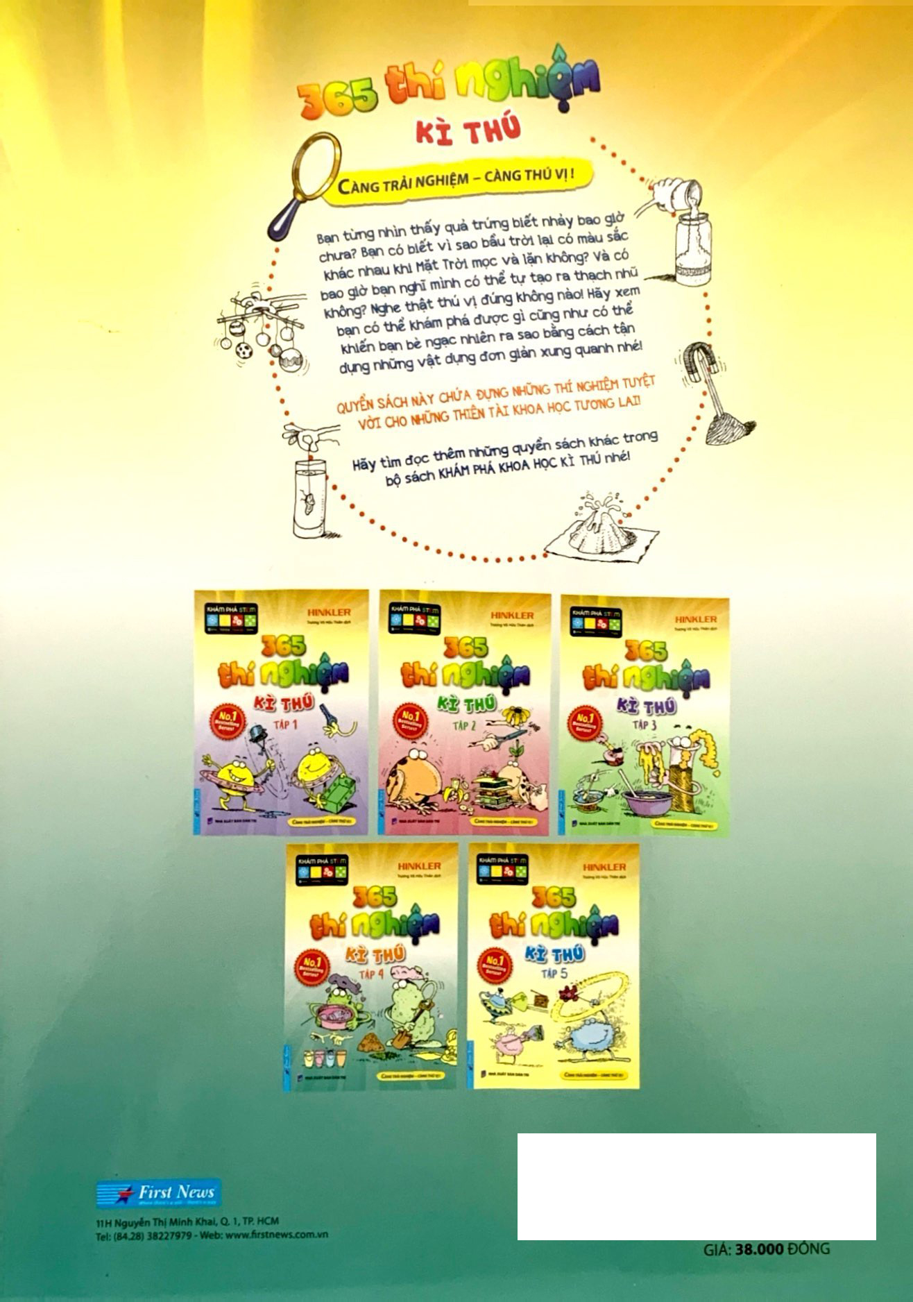 Bộ 365 Thí Nghiệm Kì Thú - Tập 4 (Tái Bản 2021) - Ảnh 7