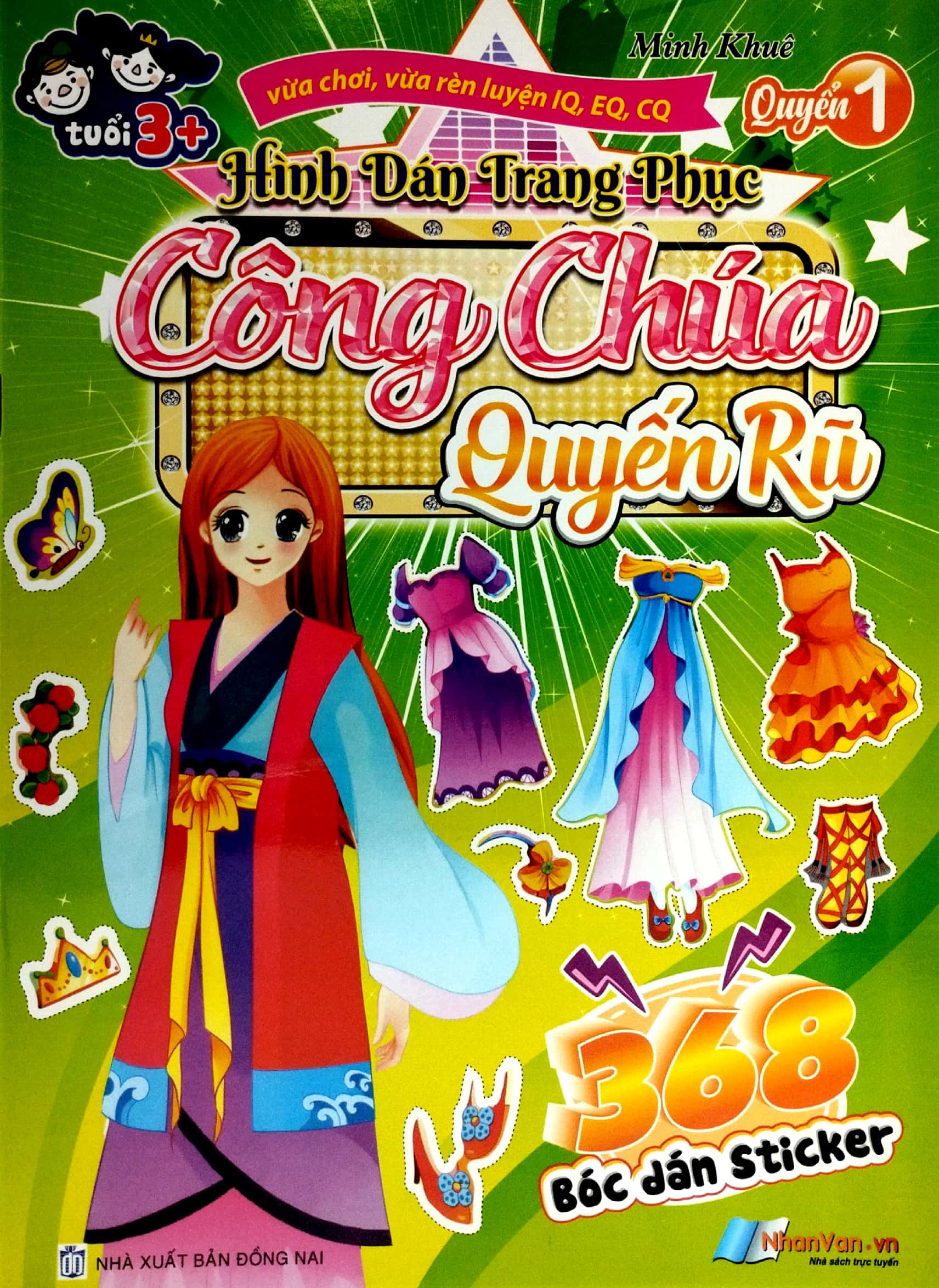 bộ 368 bóc dán sticker - hình dán trang phục công chúa - quyển 1 - quyến rũ - Ảnh 2