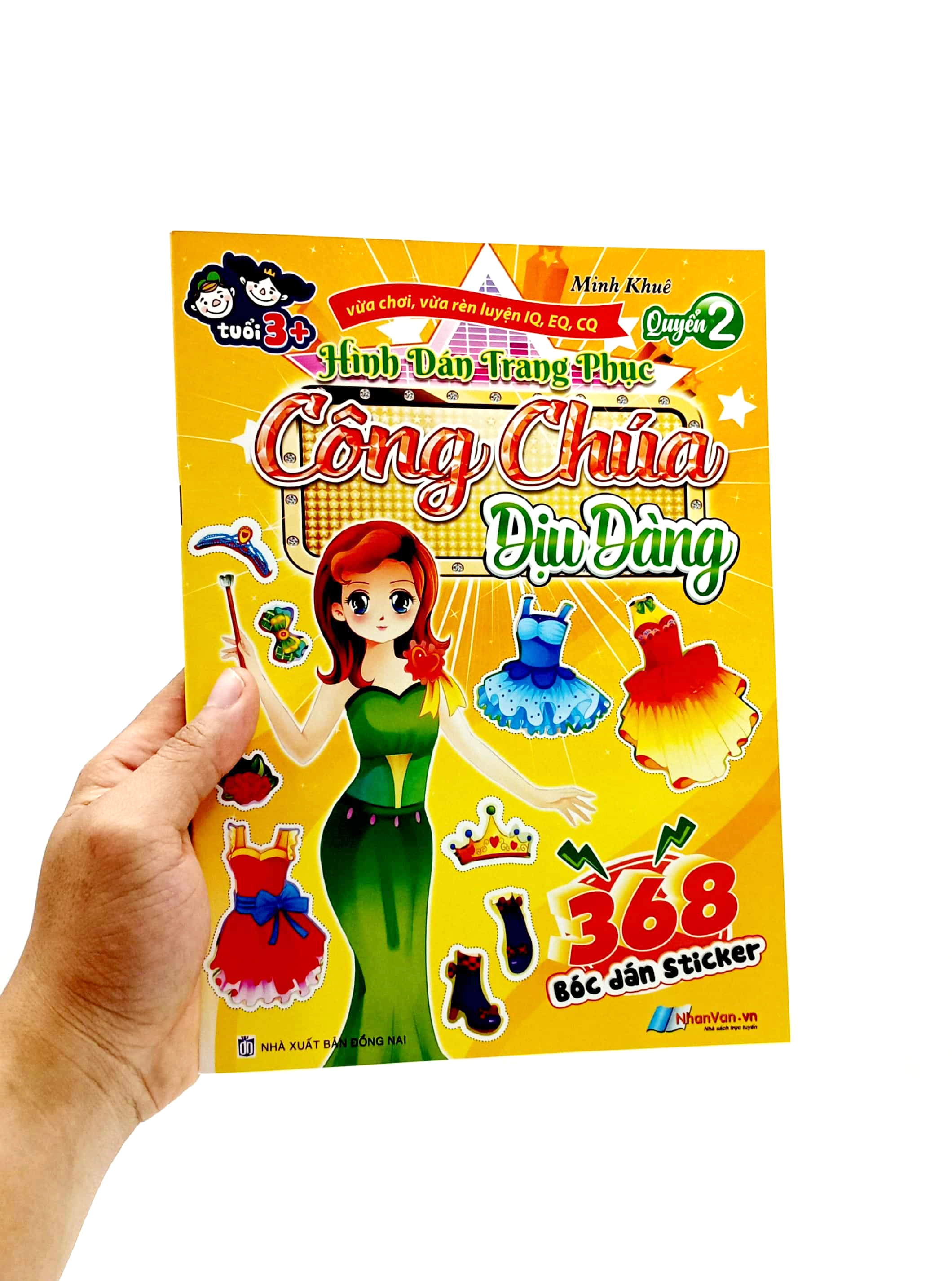 bộ 368 bóc dán sticker - hình dán trang phục công chúa - quyển 2 - dịu dàng - Ảnh 7