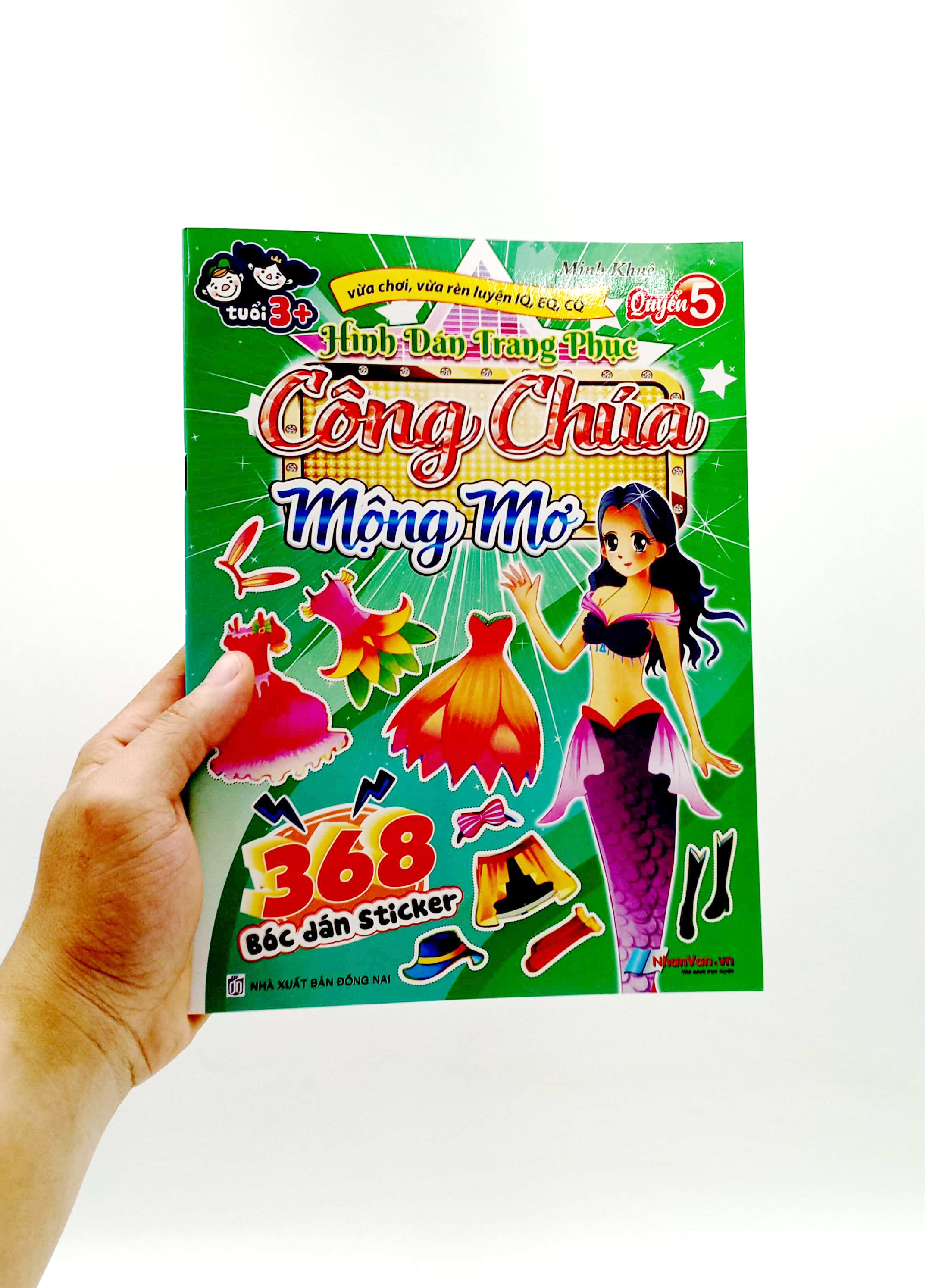 bộ 368 bóc dán sticker - hình dán trang phục công chúa - quyển 5 - mộng mơ - Ảnh 7