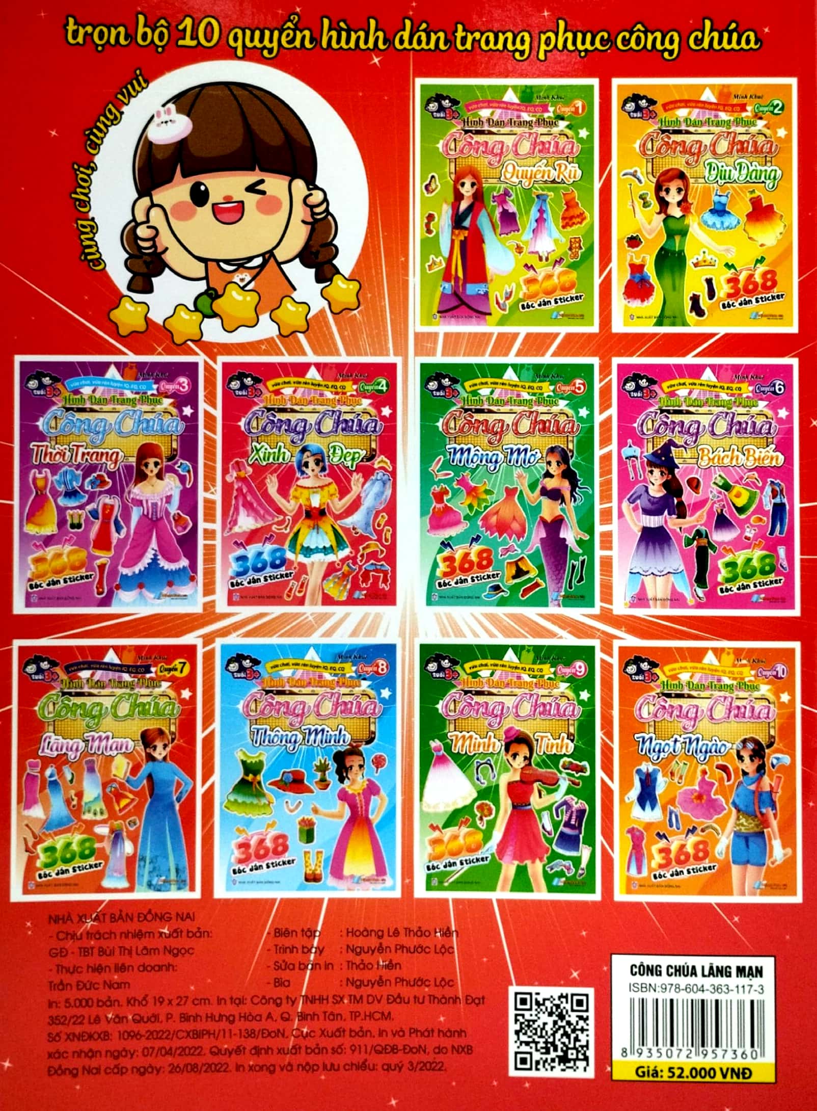 bộ 368 bóc dán sticker - hình dán trang phục công chúa - quyển 7 - lãng mạn - Ảnh 6
