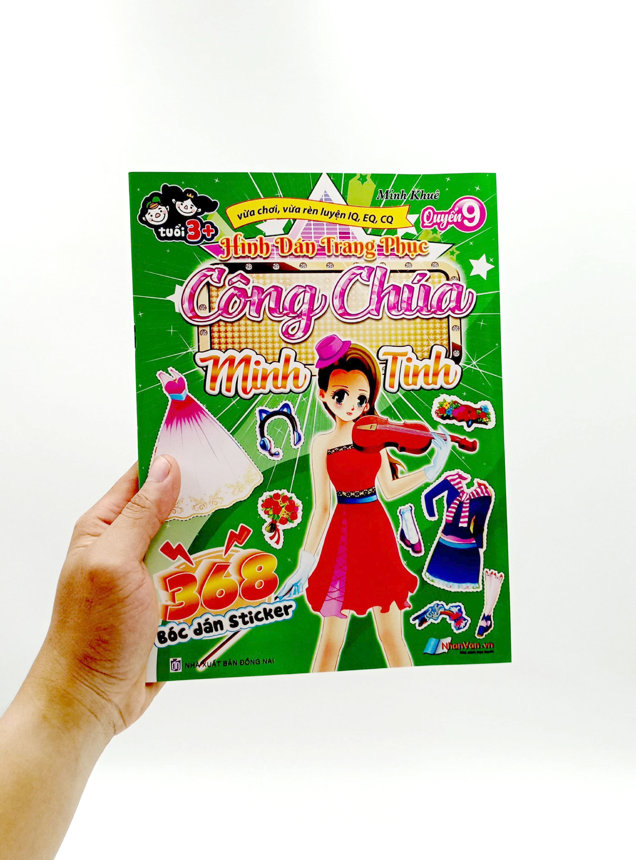 bộ 368 bóc dán sticker - hình dán trang phục công chúa - quyển 9 - minh tinh - Ảnh 7