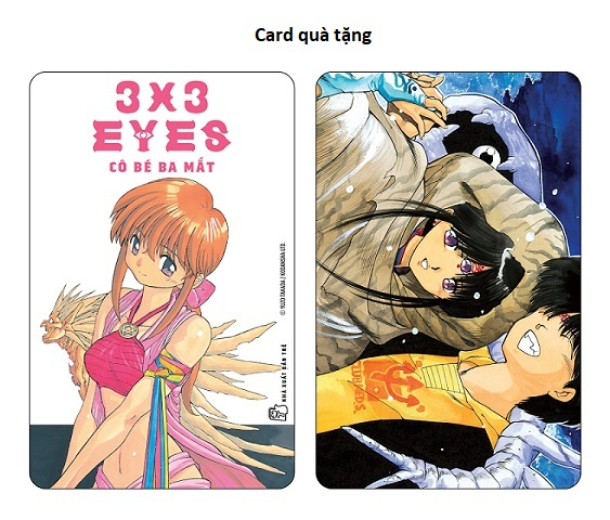 bộ 3x3 eyes - cô bé ba mắt - tập 1 - tặng kèm card nhựa + postcard giấy - Ảnh 4