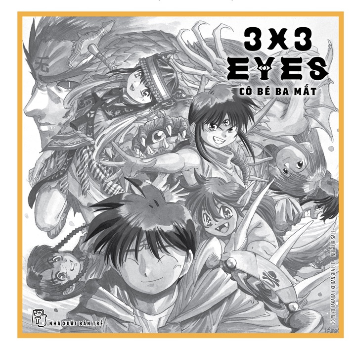bộ 3x3 eyes - cô bé ba mắt - tập 12 - tặng kèm mini shikishi - Ảnh 3