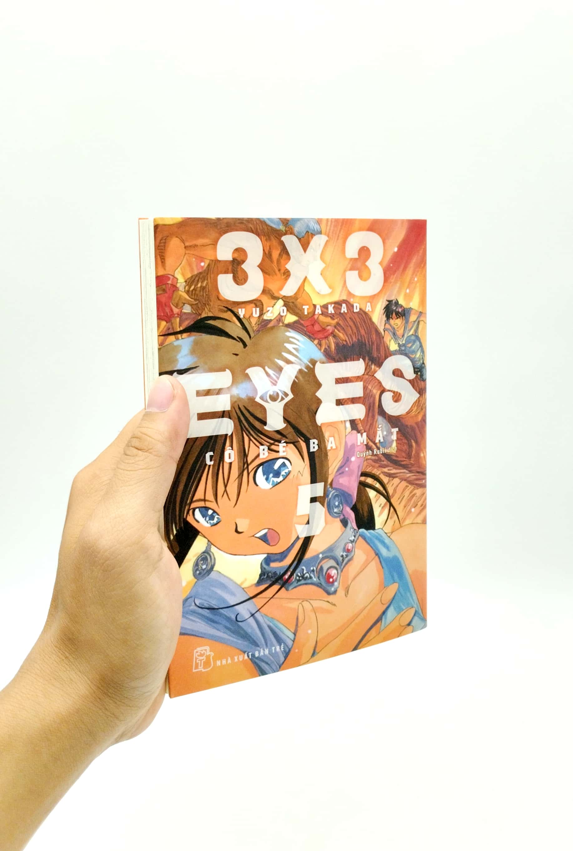 bộ 3x3 eyes - cô bé ba mắt - tập 5 - tặng kèm card giấy - Ảnh 9