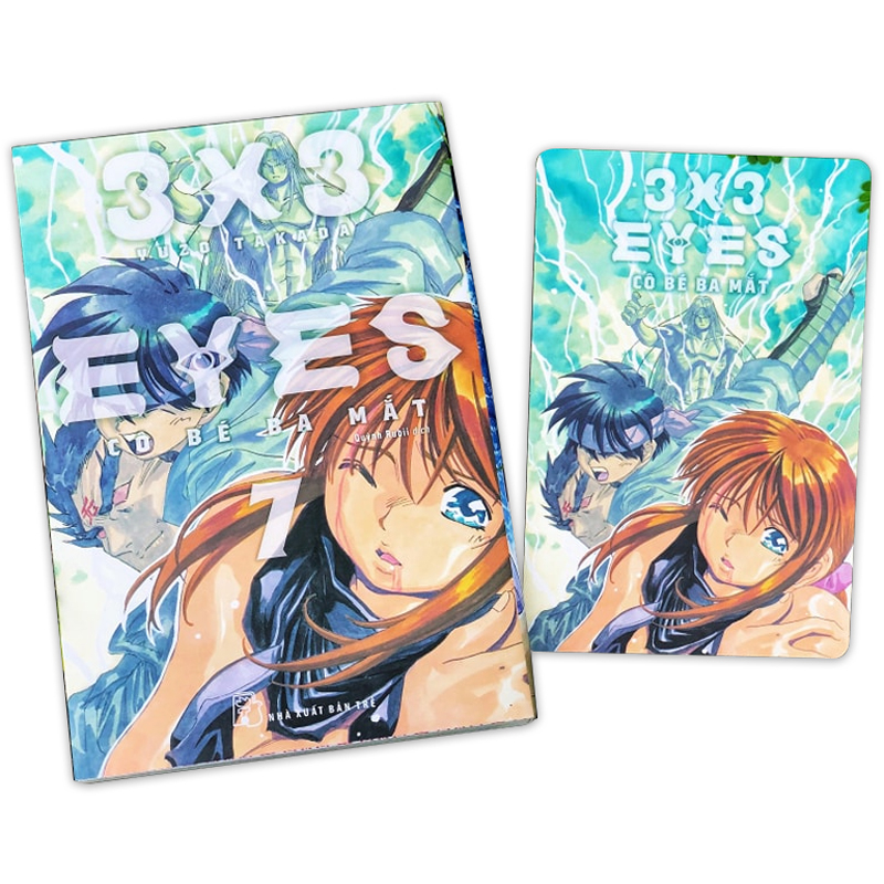 bộ 3x3 eyes - cô bé ba mắt - tập 7 - tặng kèm card giấy - Ảnh 3