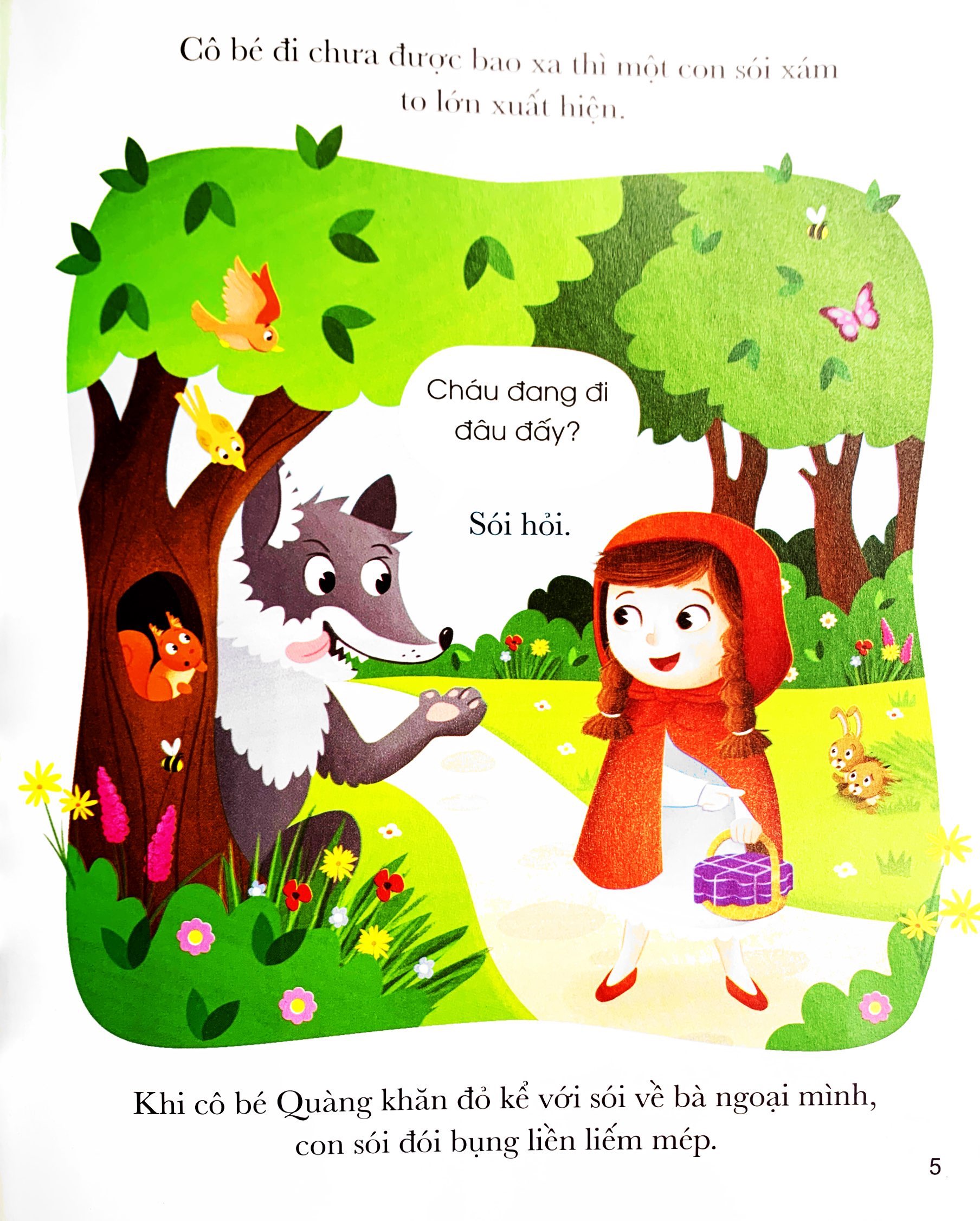 bộ 5 phút đọc truyện cùng con yêu - cô bé quàng khăn đỏ và những truyện cổ tích kinh điển khác - Ảnh 5