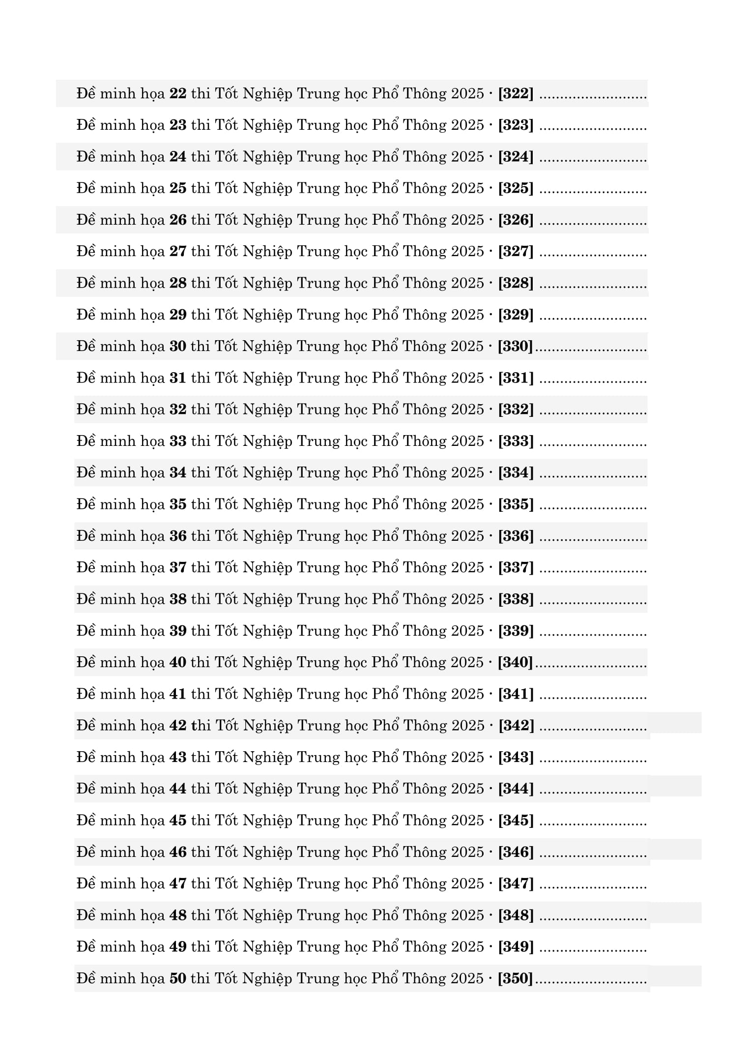 Bộ 50 Đề Minh Họa Tốt Nghiệp THPT 2025 - Môn Hóa Học - Ảnh 5
