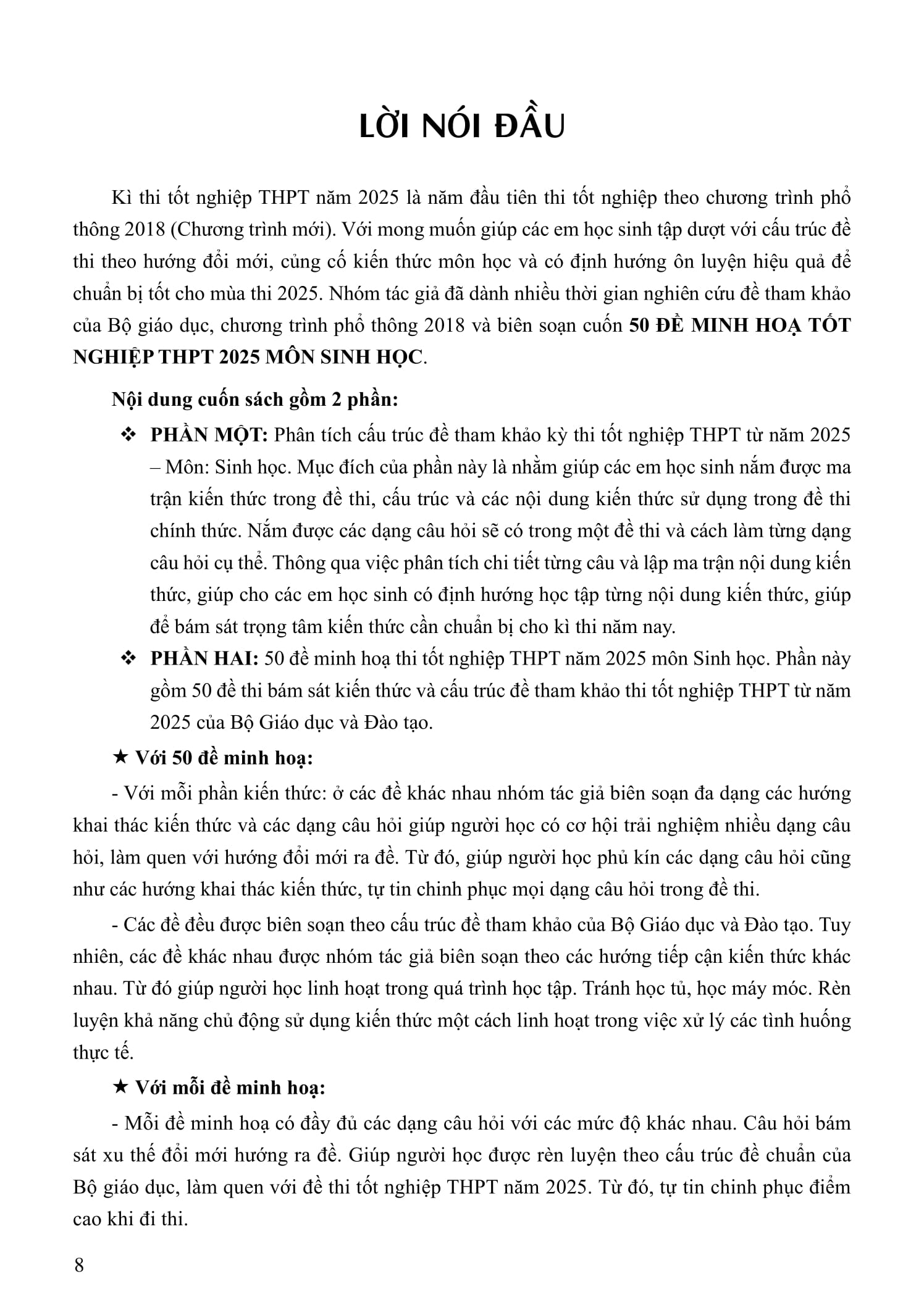 Bộ 50 Đề Minh Họa Tốt Nghiệp THPT 2025 - Môn Sinh Học - Ảnh 8