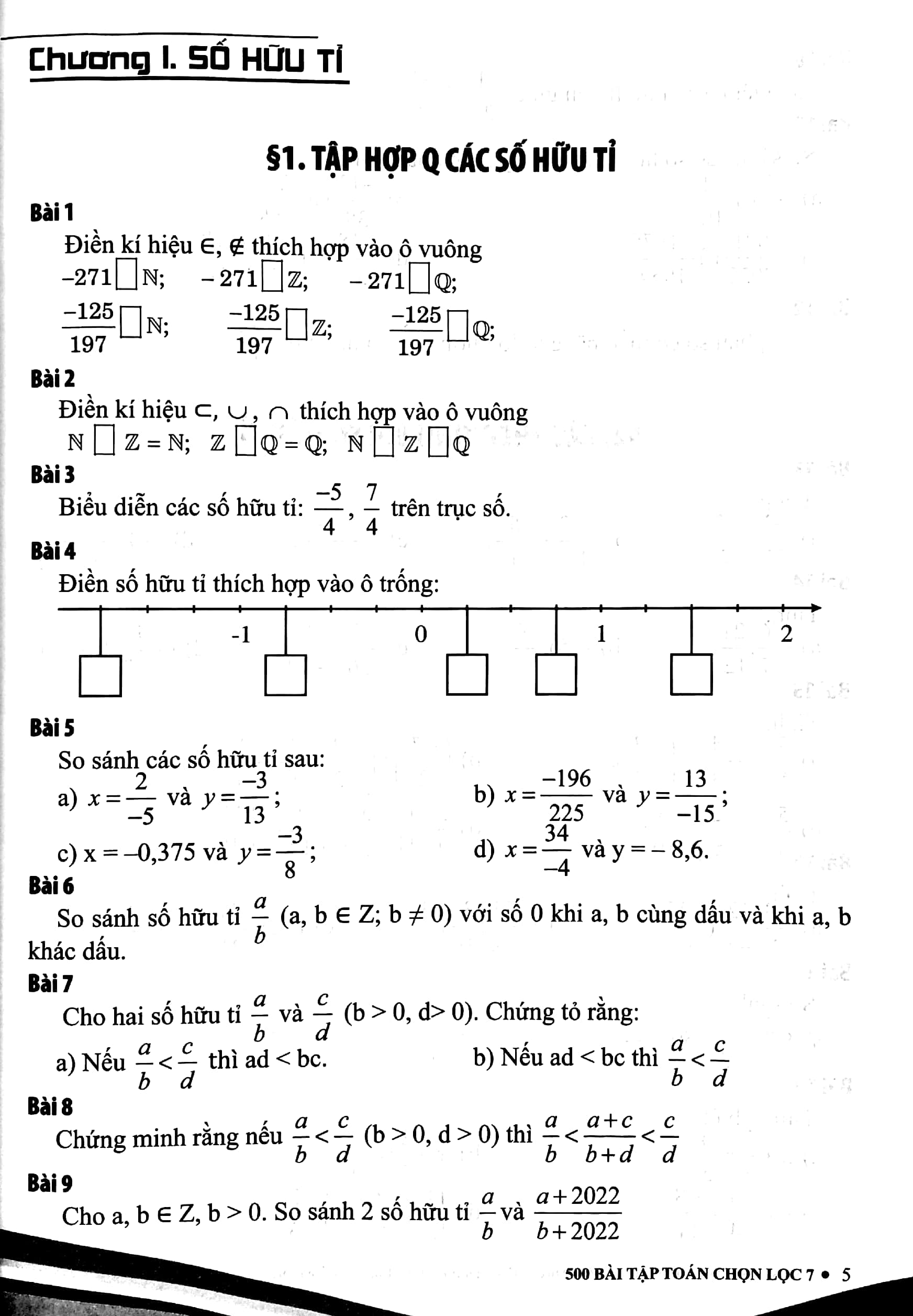bộ 500 bài tập toán chọn lọc 7 cơ bản và nâng cao - Ảnh 5